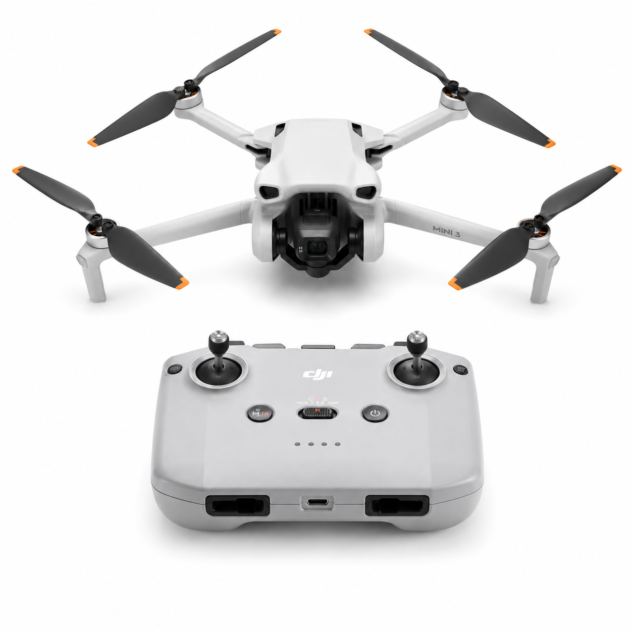 DJI Mini 3 Drohne – Ultraleichte Faltbare 4K HDR Video Kameradrohne unter 249g, 38 min Flugzeit, Echte Vertikalaufnahmen, 3-Achsen-Gimbal, 10 km HD-Videoübertragung, Windresistent, Autom. Rückkehr, C0