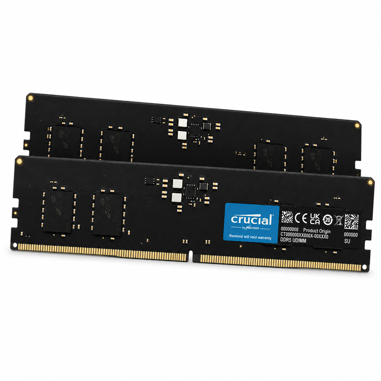 Crucial DDR5 RAM 16GB Kit (2x8GB) 5600MHz, PC Computer Arbeitsspeicher, (auch 5200MHz / 4800MHz) CL46 - CT2K8G56C46U5