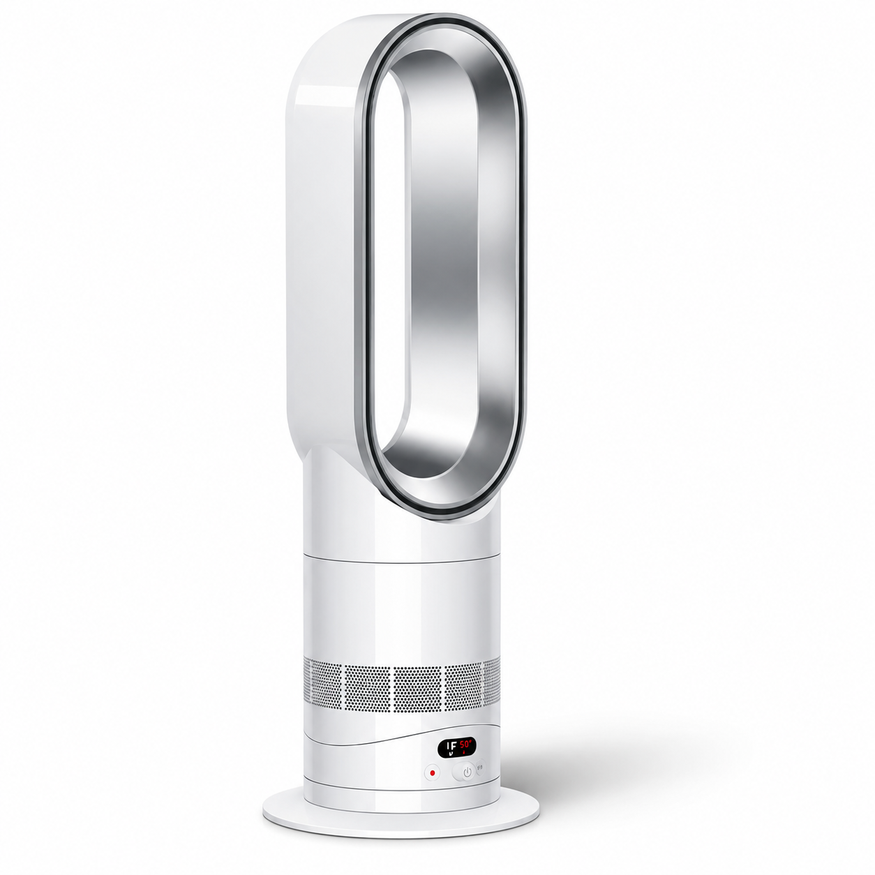 Dyson Hot+Cool™ HF1 Heizlüfter & Ventilator – Schnelle Beheizung im ganzen Raum und Leistungsstarke Kühlung, Steuerung per App & Fernbedienung mit Vorheizfunktion, Leiser Betrieb, Energieeffizient