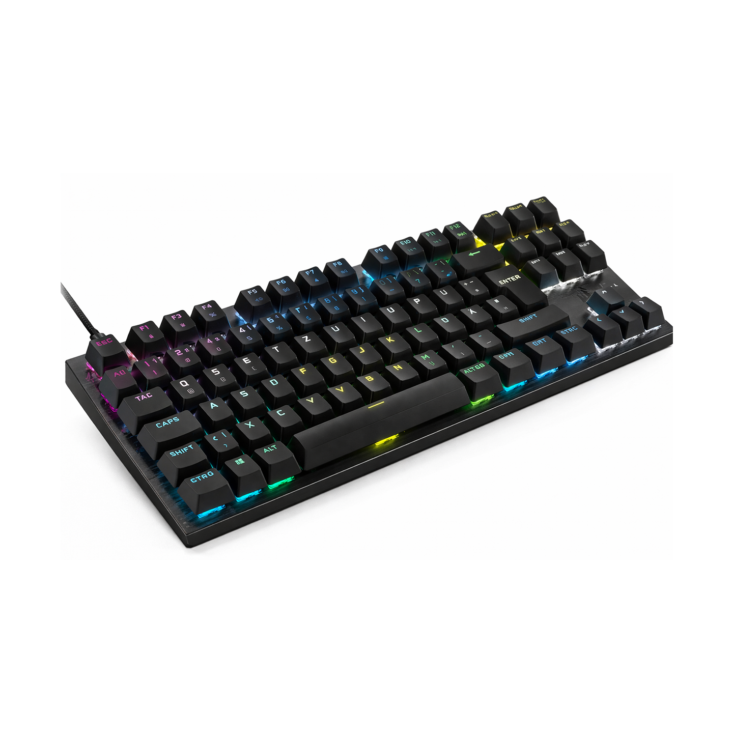 Corsair K60 PRO TKL RGB Mechanical Optical Gaming Keyboard – DE-Layout (QWERTZ) – Schwarz