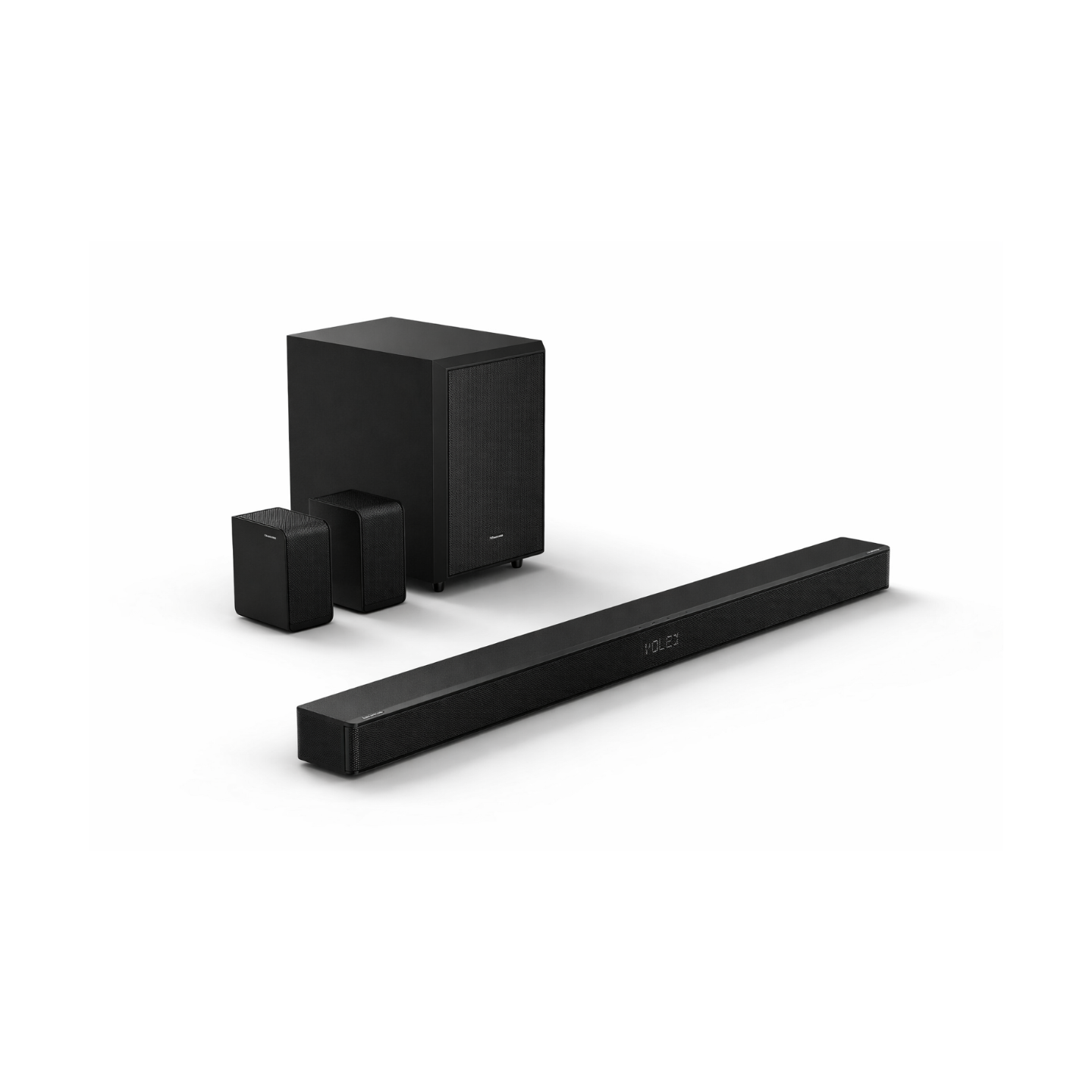 Hisense AX5125H 5.1.2 Soundbar mit kabellosem Subwoofer und Rücklautsprechern - Schwarz
