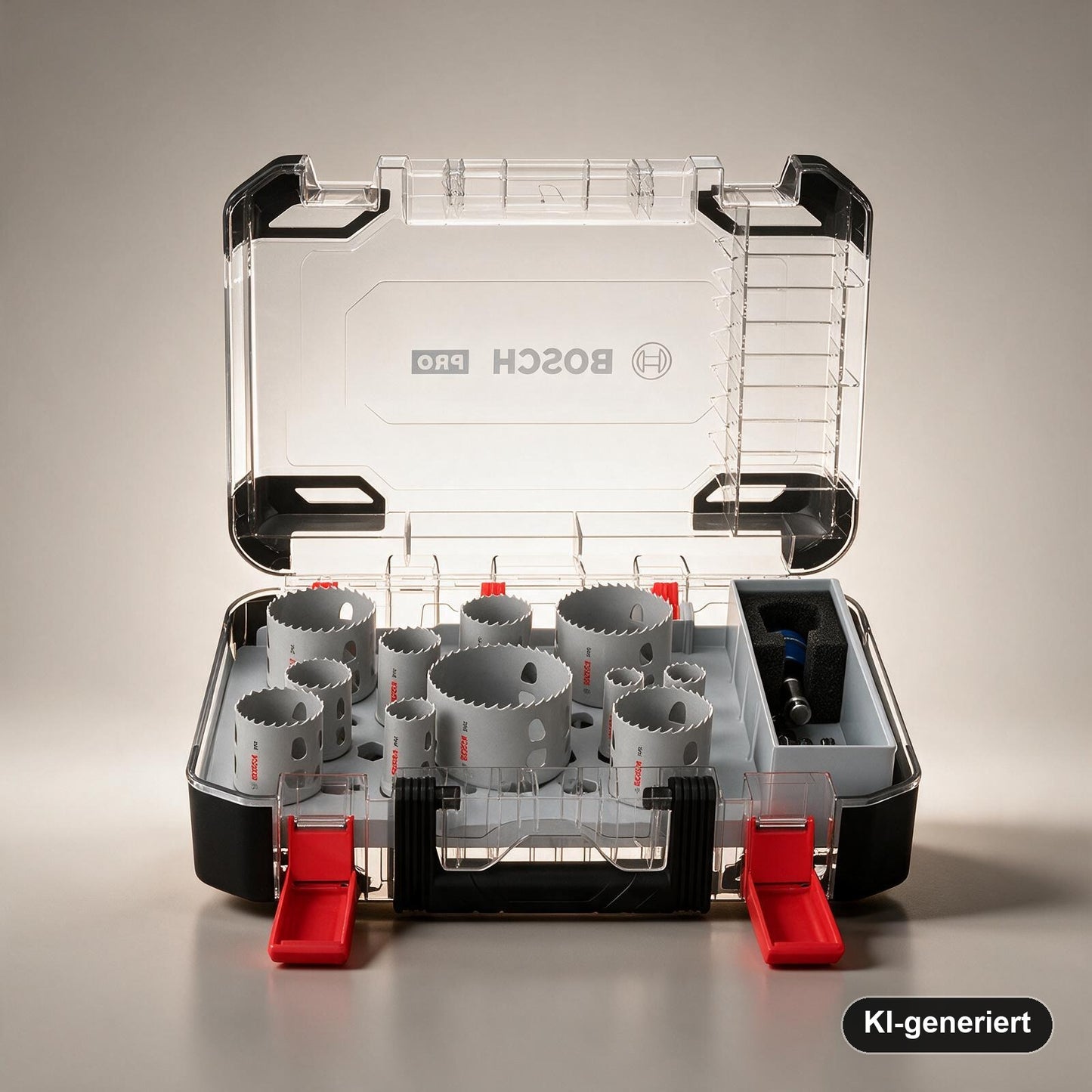 Bosch PRO Multi Material PC Plus Lochsägen-Set, 14-tlg., Ø 20-76 mm, für Weichholz und Trockenbau, im Koffer