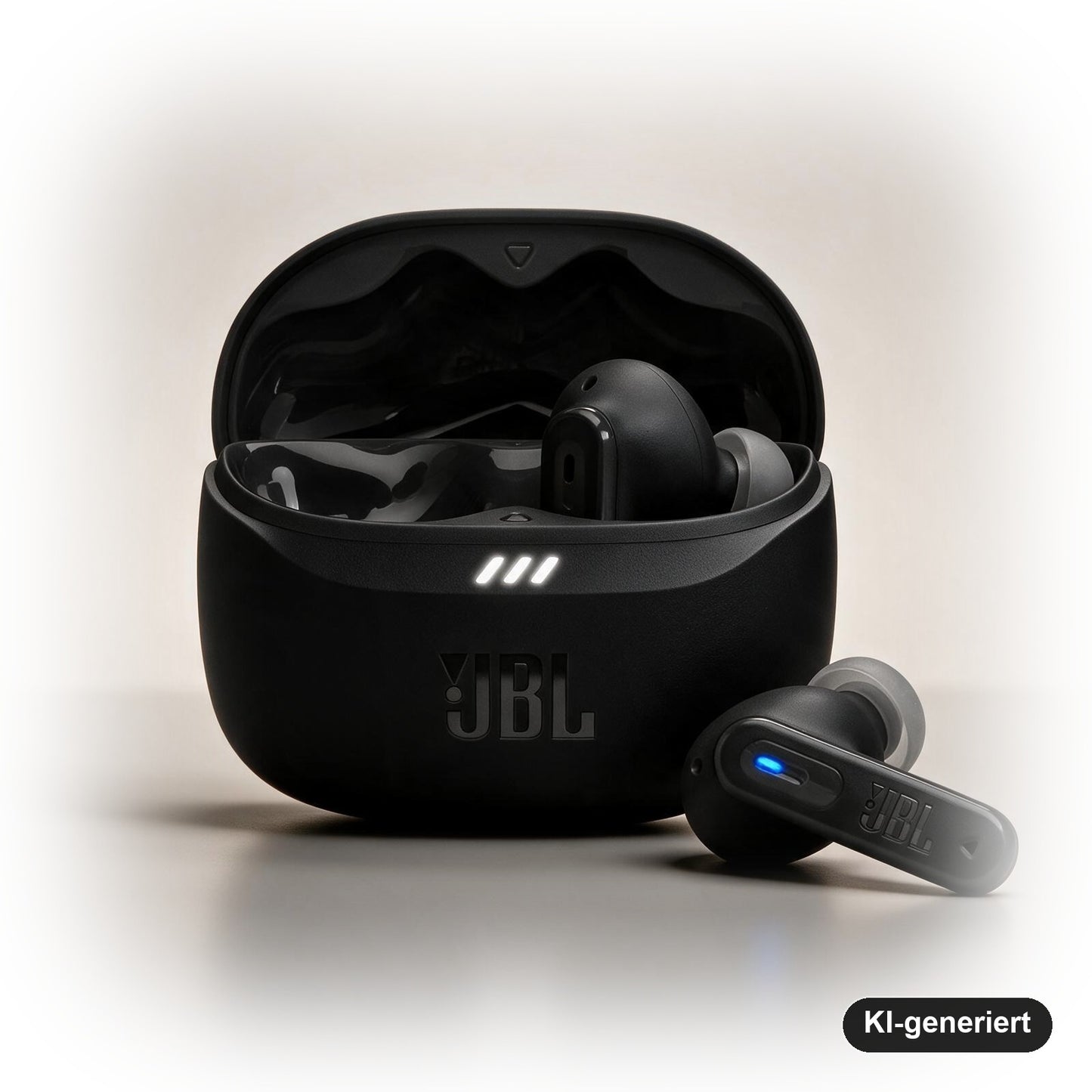 JBL Tune Beam 2 Kabellose Bluetooth In-Ear-Kopfhörer mit Noise-Cancelling und 48 Std. Wiedergabezeit, Schwarz