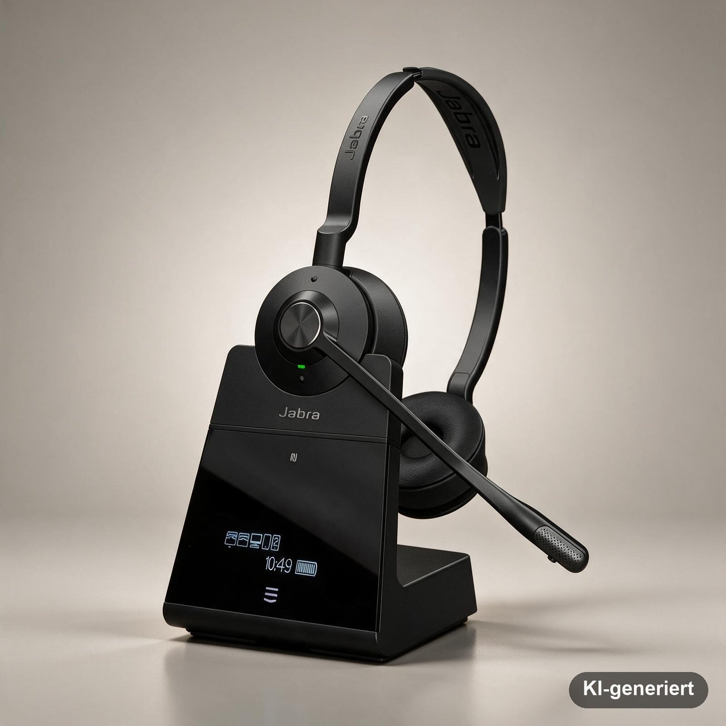 Jabra Engage 75 SE Stereo DECT-Headset mit Basisstation, schnurlos, Bluetooth, Schwarz