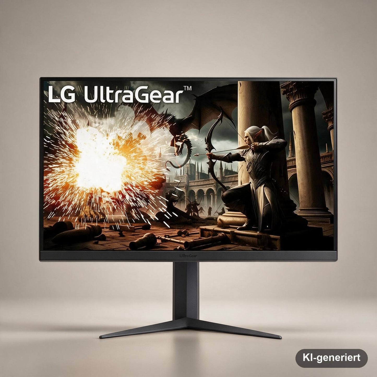 LG UltraGear 32GS75Q-B Gaming-Monitor 31,5 Zoll (80 cm), QHD 2560 x 1440, IPS, 180 Hz, 1 ms, Schwarz