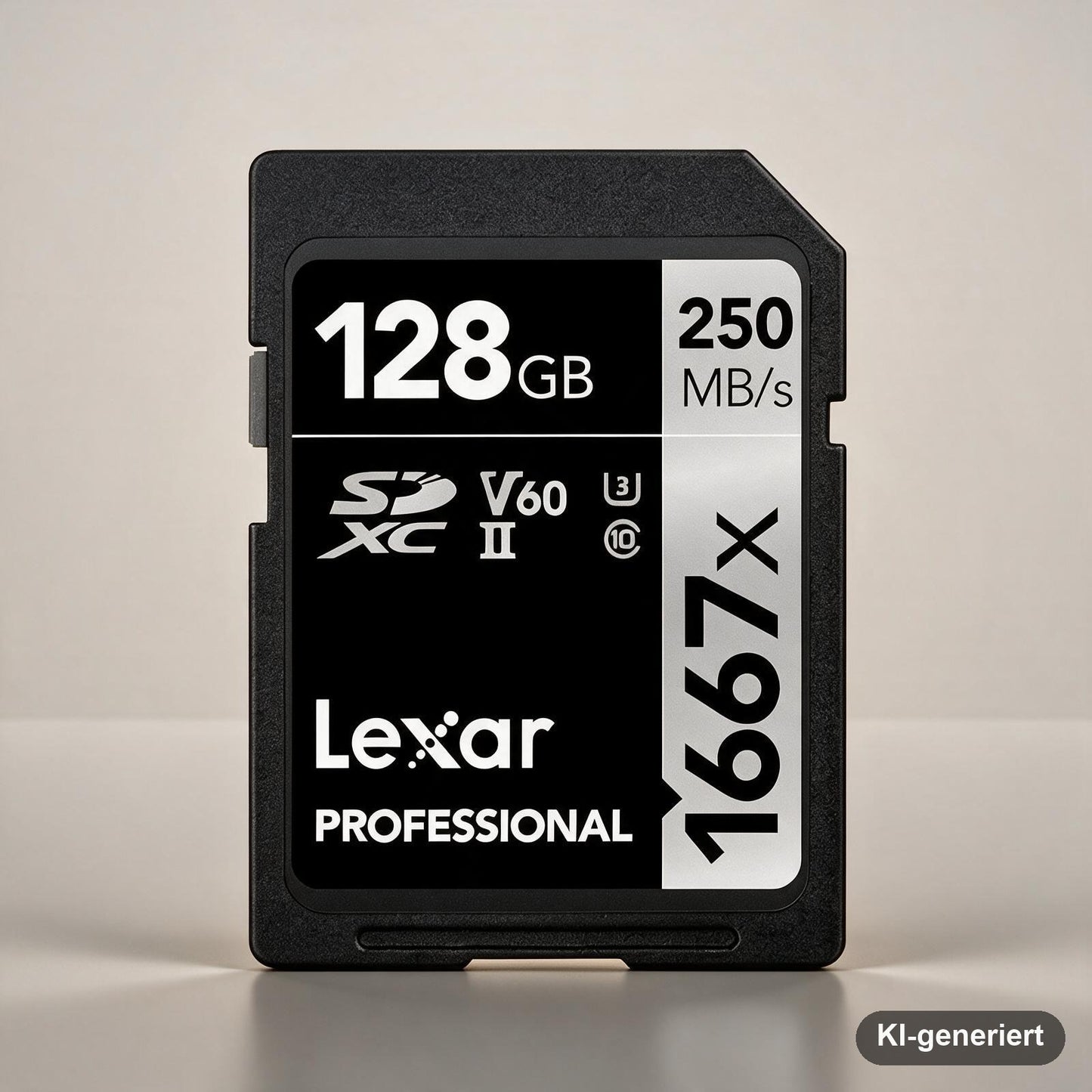 Lexar Professional 1667x SDXC-Speicherkarte 128 GB UHS-II U3 V60 mit bis zu 250 MB/s