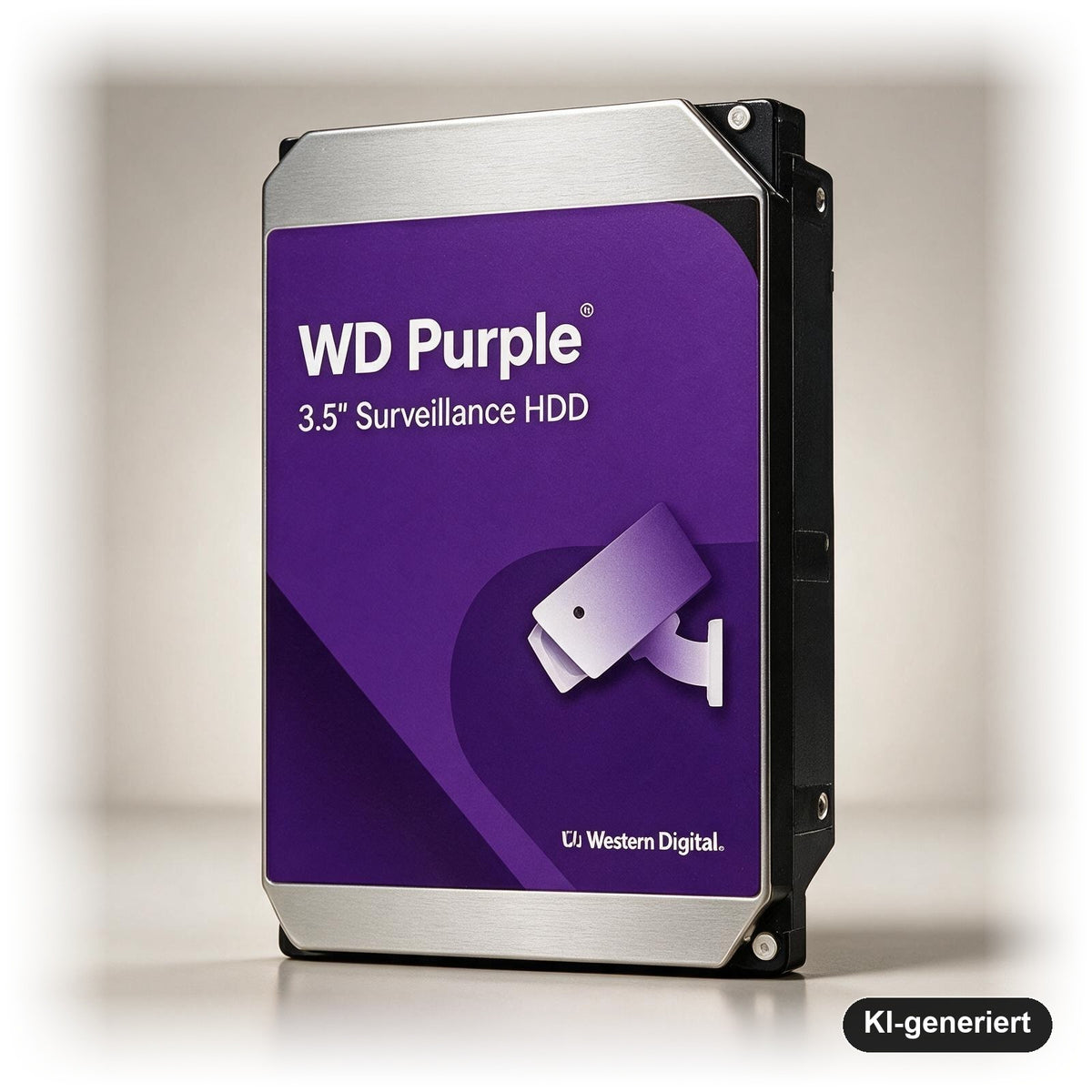 WD Purple 2 TB Überwachungsfestplatte, 3,5 Zoll SATA 6 Gb/s, 64 MB Cache, AllFrame-Technologie, für DVR/NVR
