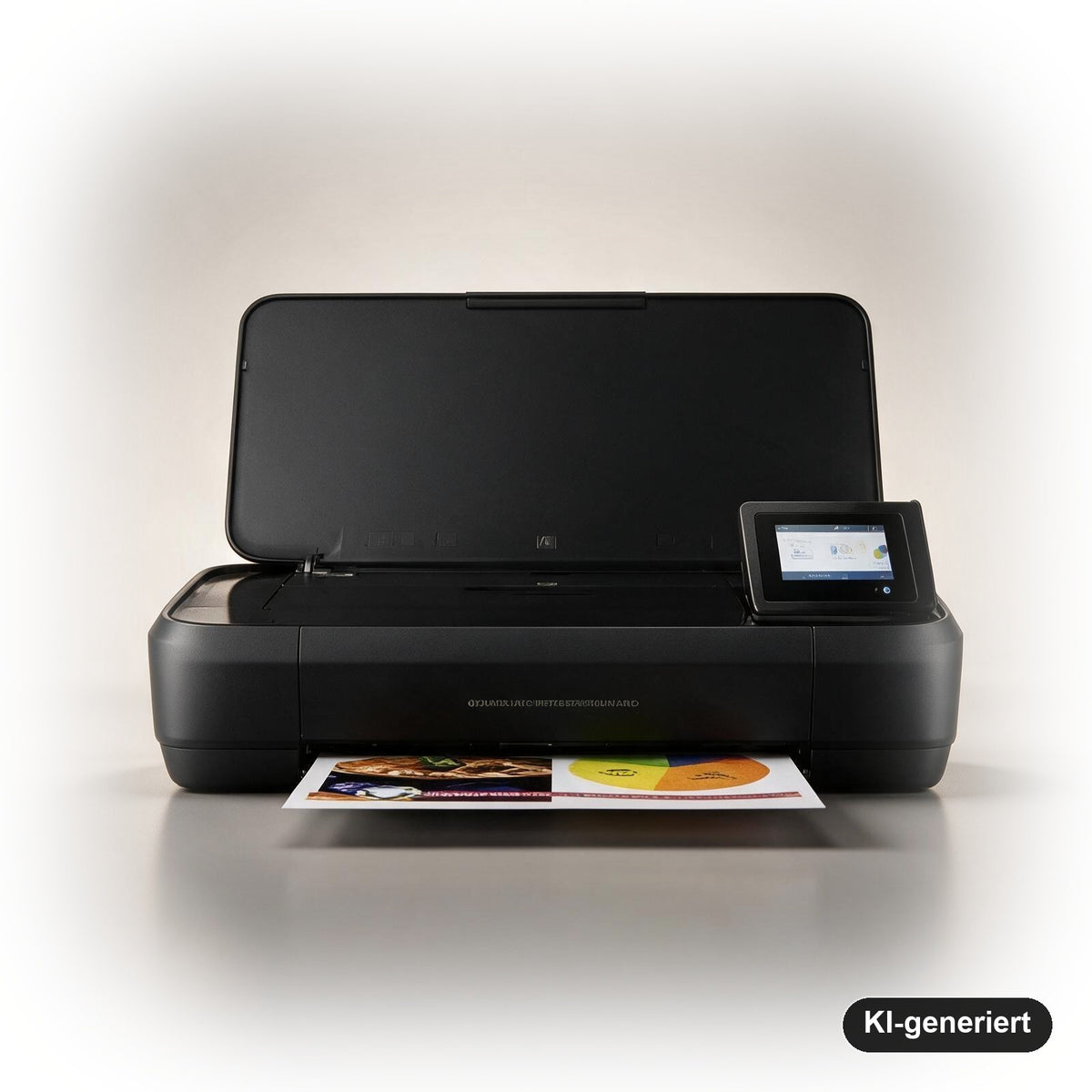 HP OfficeJet 250 Mobiler Multifunktionsdrucker mit Akku – Drucken, Scannen, Kopieren, WLAN, Wi-Fi Direct, Schwarz