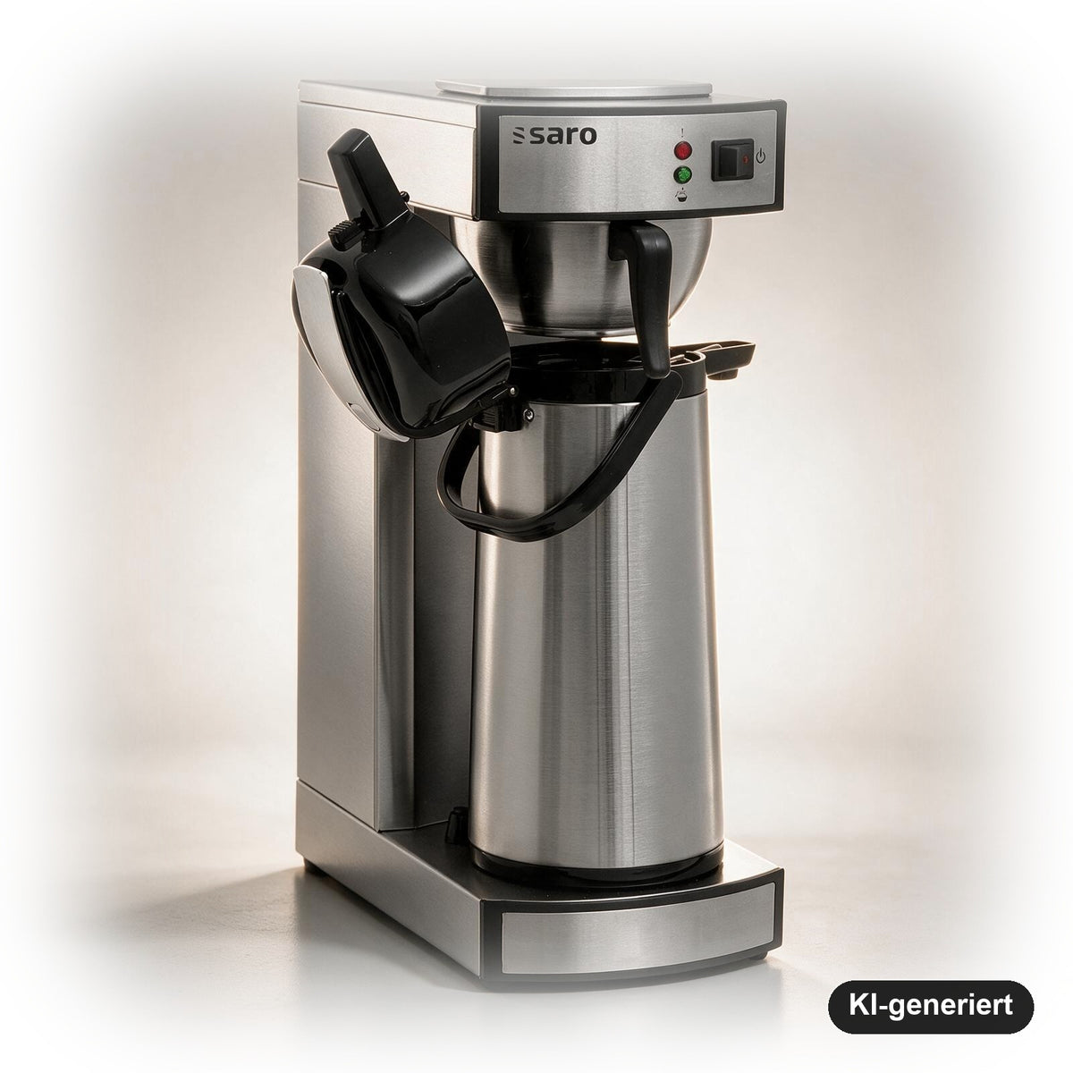 SARO Kaffeemaschine SAROMICA THERMO 24 mit Edelstahl-Isolierpumpkanne 2,2 L, Trockenlaufschutz
