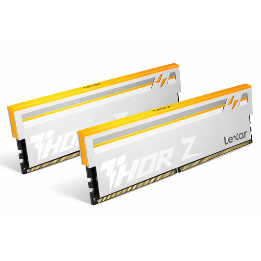 Lexar THOR Z Series RGB DDR5 RAM 32GB Kit (2×16GB) 6000 MHz CL36 – Silber
