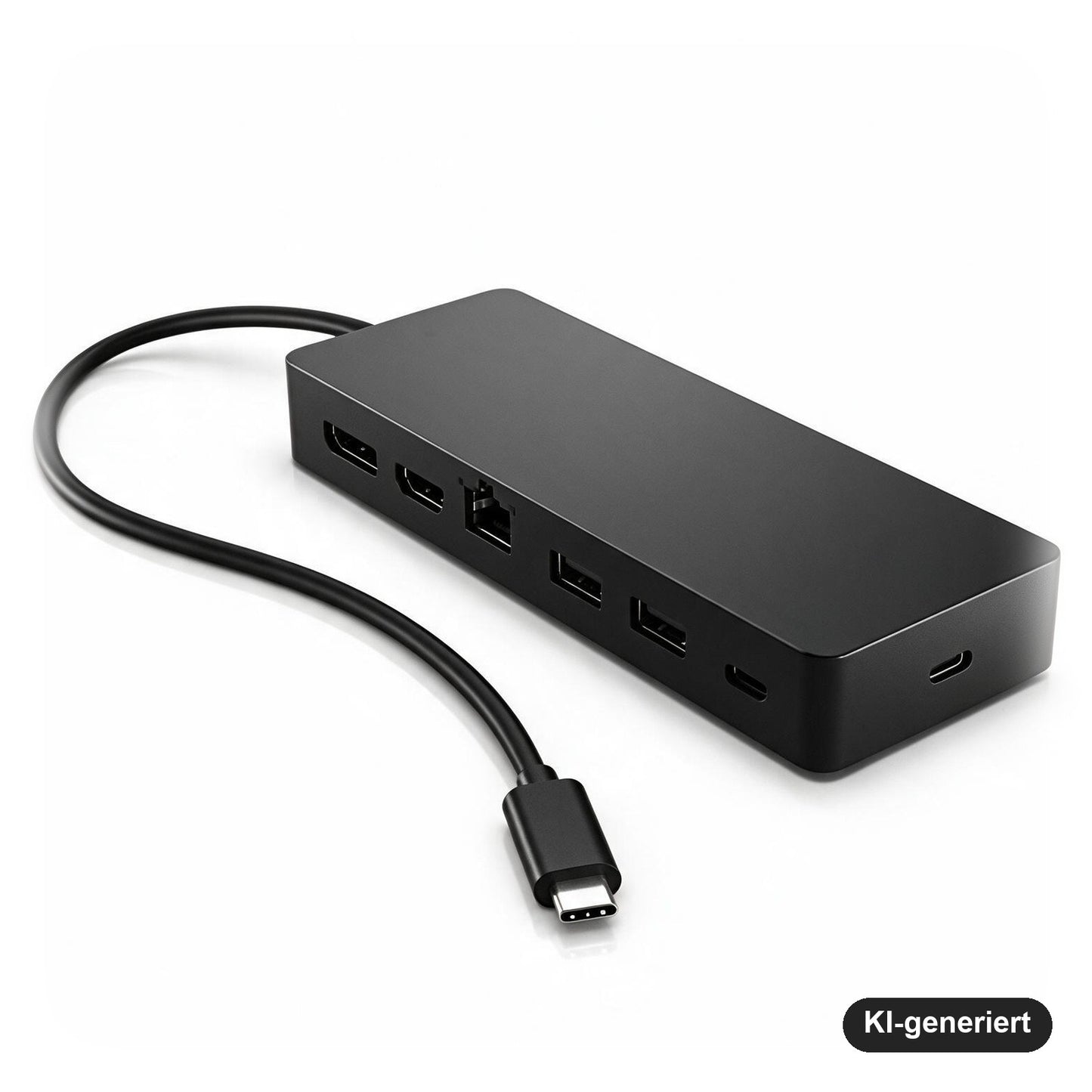 HP Universal USB-C Multiport Hub 7-in-1 Schwarz