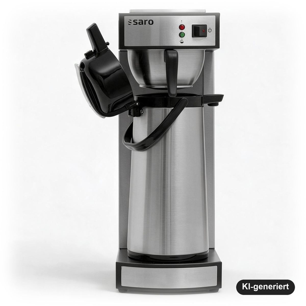 SARO Kaffeemaschine SAROMICA THERMO 24 mit Edelstahl-Isolierpumpkanne 2,2 L, Trockenlaufschutz