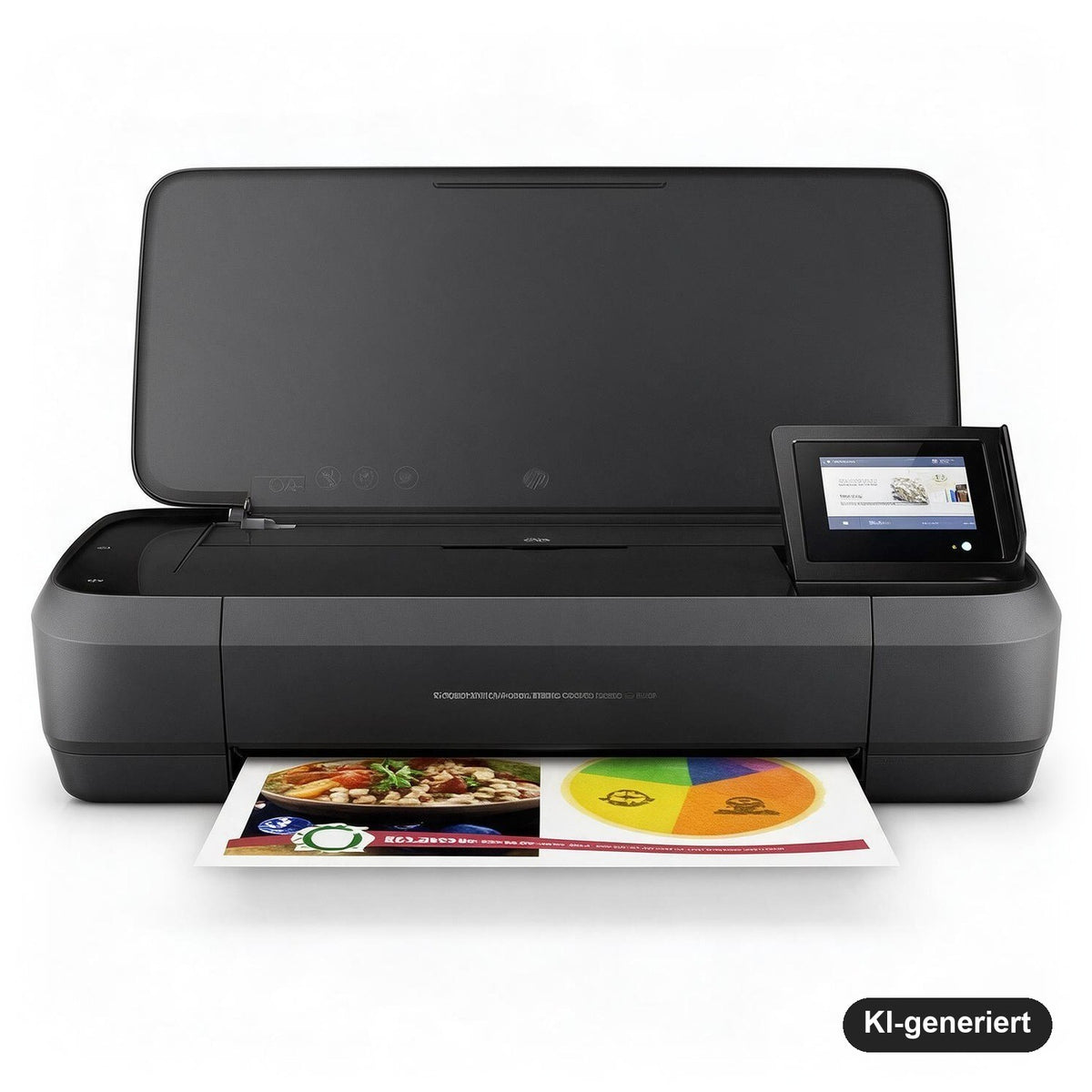 HP OfficeJet 250 Mobiler Multifunktionsdrucker mit Akku – Drucken, Scannen, Kopieren, WLAN, Wi-Fi Direct, Schwarz