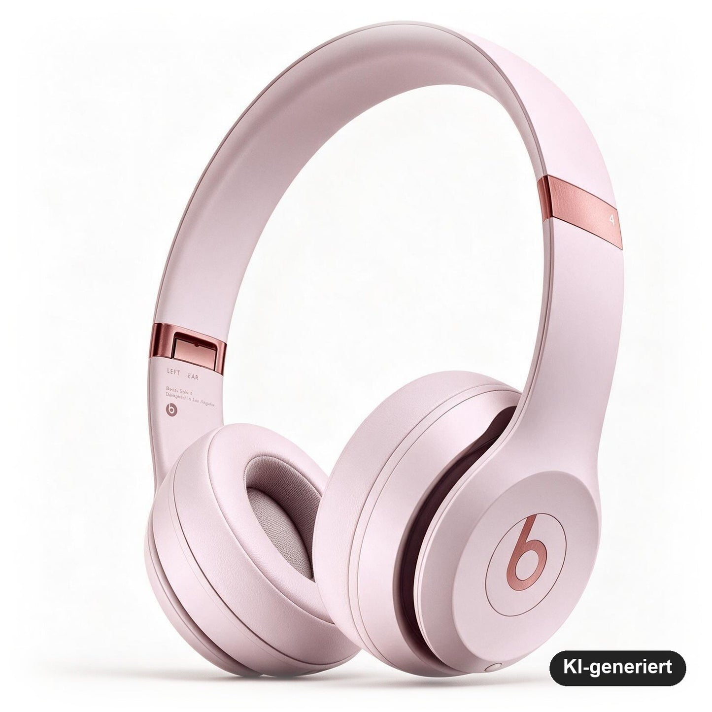 Beats Solo 4 Kabellose Bluetooth On-Ear-Kopfhörer mit 50 Stunden Akkulaufzeit, Wolkenrosa