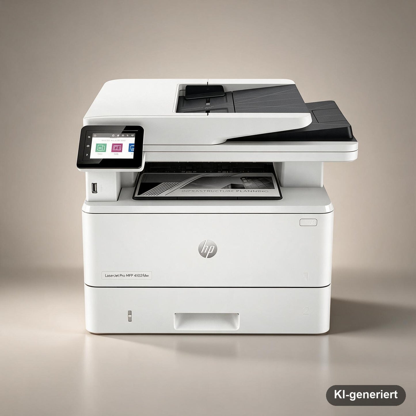 HP LaserJet Pro MFP 4102fdw Schwarzweiß-Multifunktions-Laserdrucker mit WLAN, Fax und Duplexdruck