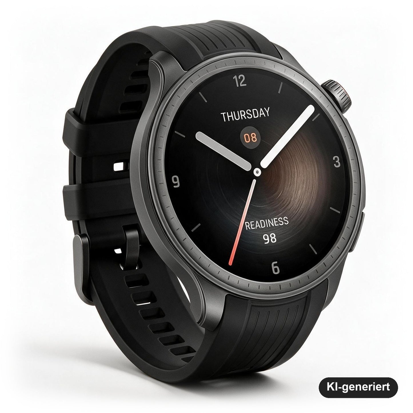 Amazfit Balance Smartwatch 46 mm mit 1,5 Zoll AMOLED-Display, GPS und 14 Tagen Akkulaufzeit, Schwarz