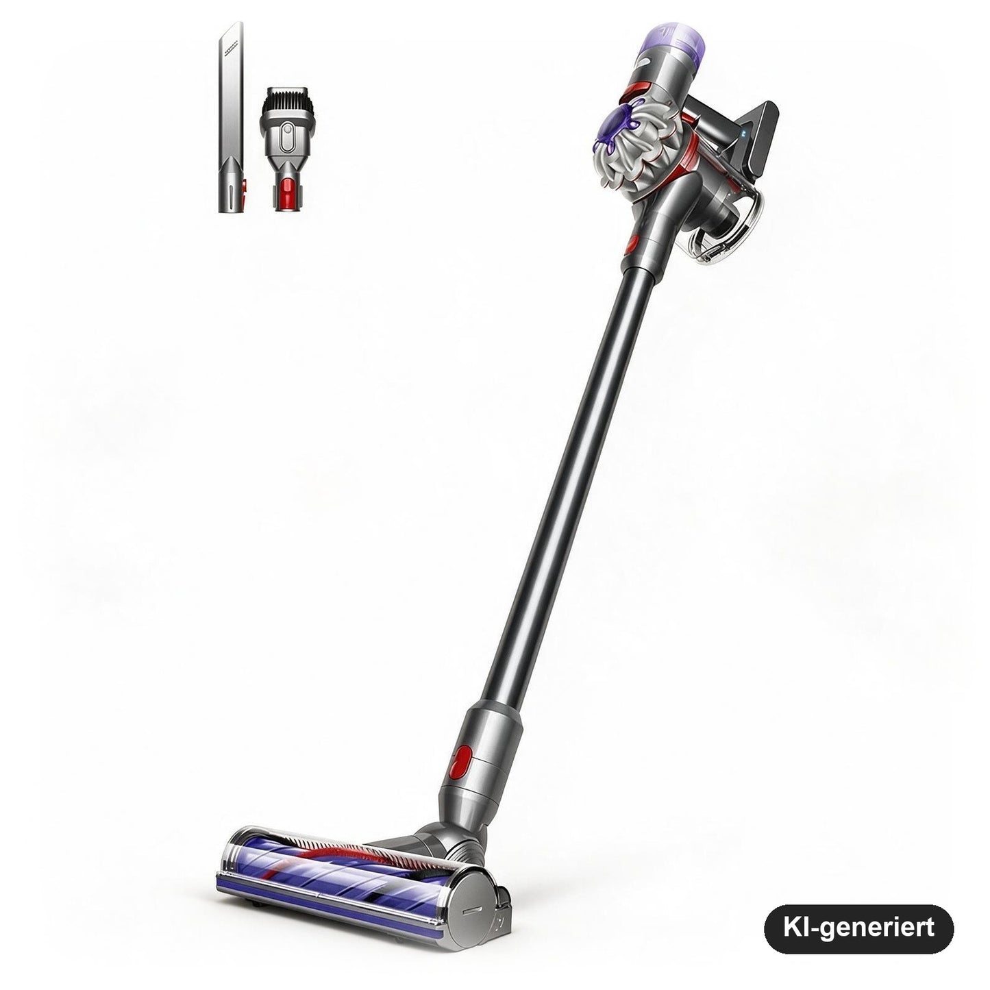 Dyson V8 Origin Akku-Staubsauger, kabellos, 115 AW, Motorbar, Silber/Nickel