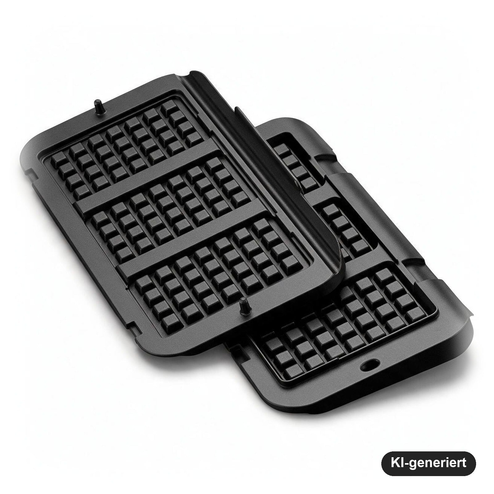 Tefal XA7348 Waffelplatten für OptiGrill 4in1 XL & 2in1 XL, für belgische Waffeln