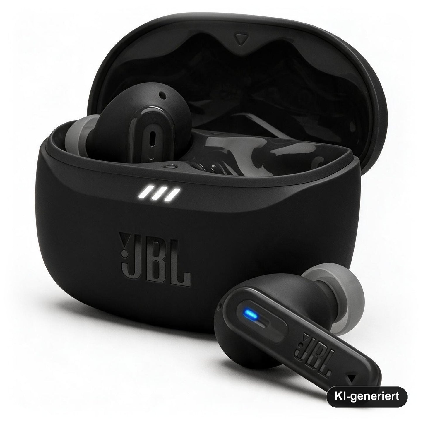 JBL Tune Beam 2 Kabellose Bluetooth In-Ear-Kopfhörer mit Noise-Cancelling und 48 Std. Wiedergabezeit, Schwarz