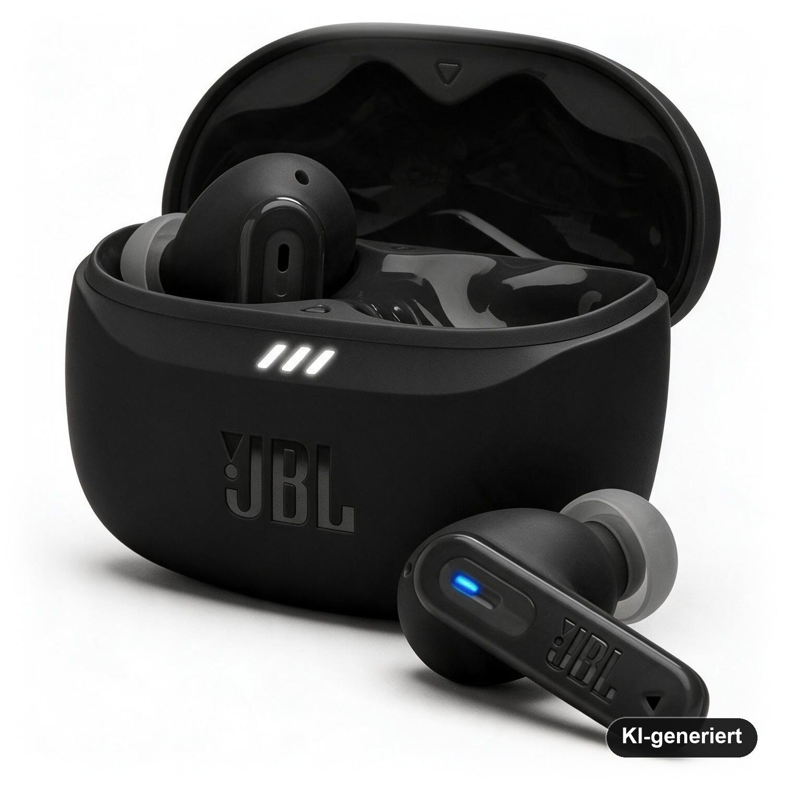 JBL Tune Beam 2 Kabellose Bluetooth In-Ear-Kopfhörer mit Noise-Cancelling und 48 Std. Wiedergabezeit, Schwarz