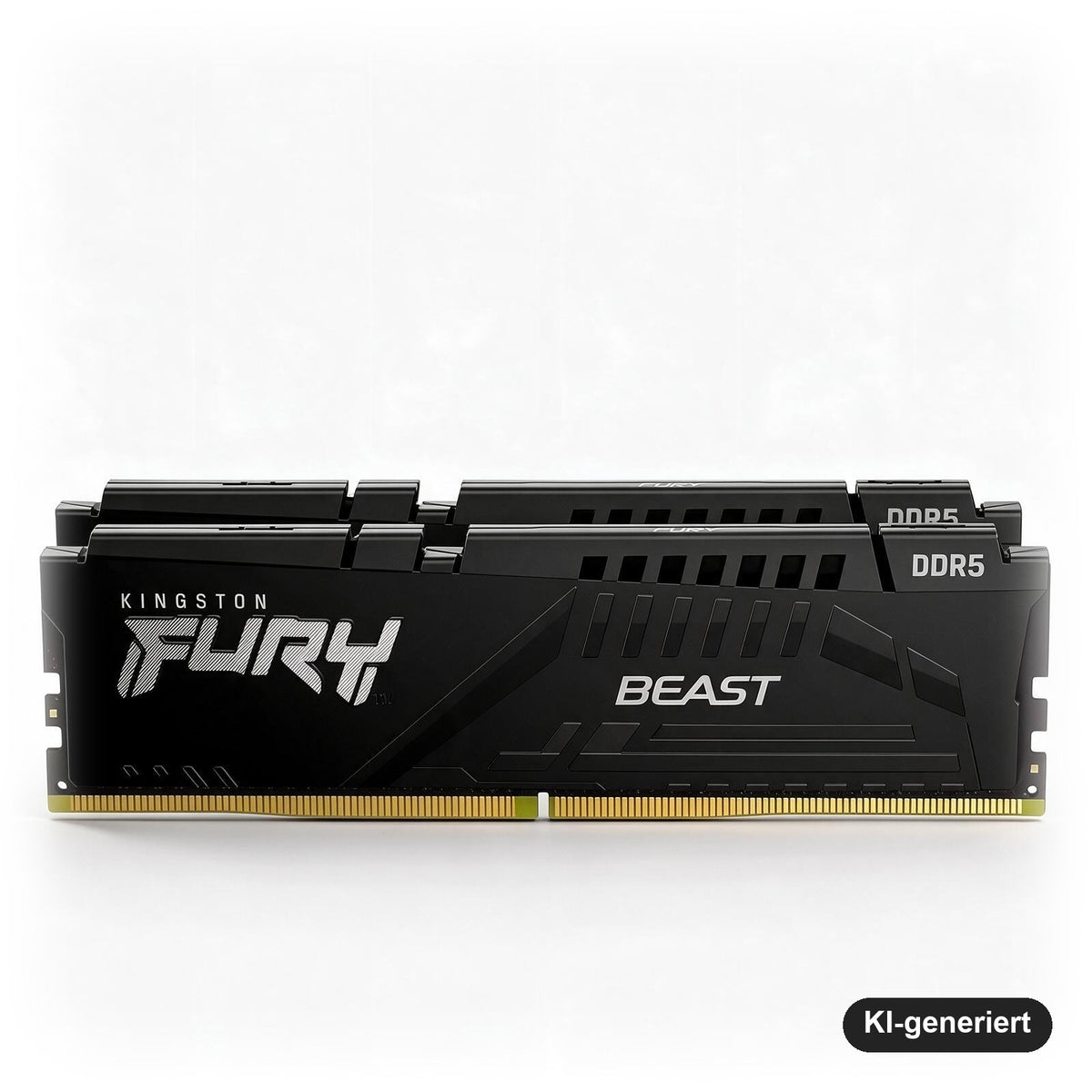 Kingston FURY Beast Schwarz DDR5 32 GB (2x 16 GB) 6000 MT/s CL30 DIMM Arbeitsspeicher Kit, AMD EXPO & Intel XMP (Bulk)