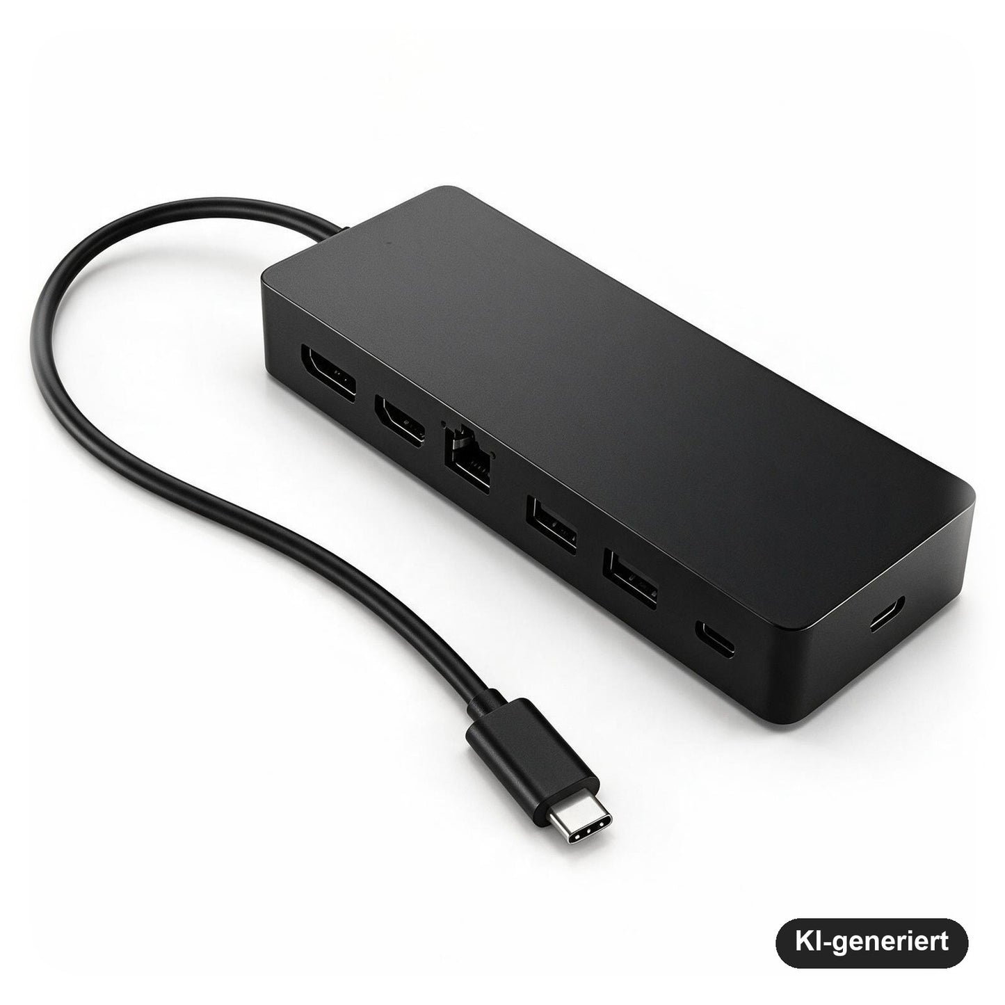 HP Universal USB-C Multiport Hub 7-in-1 Schwarz