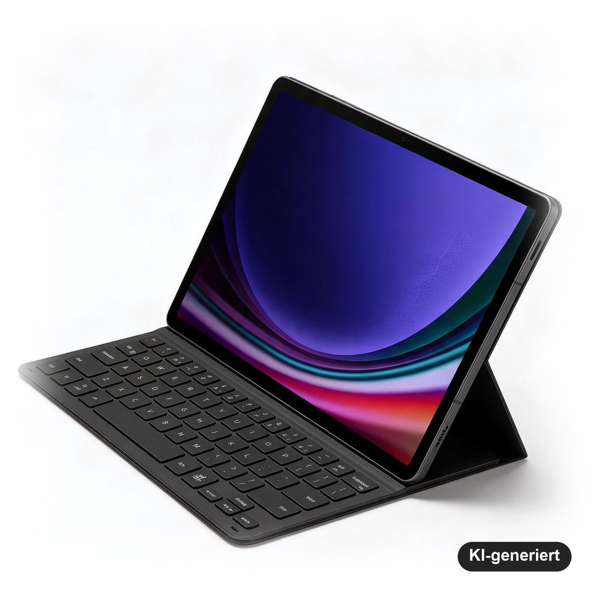 Samsung Book Cover Keyboard Slim mit AI-Taste für Galaxy Tab S9 / S9 FE / S10 FE / S10 Lite, italienisches QWERTY-Layout