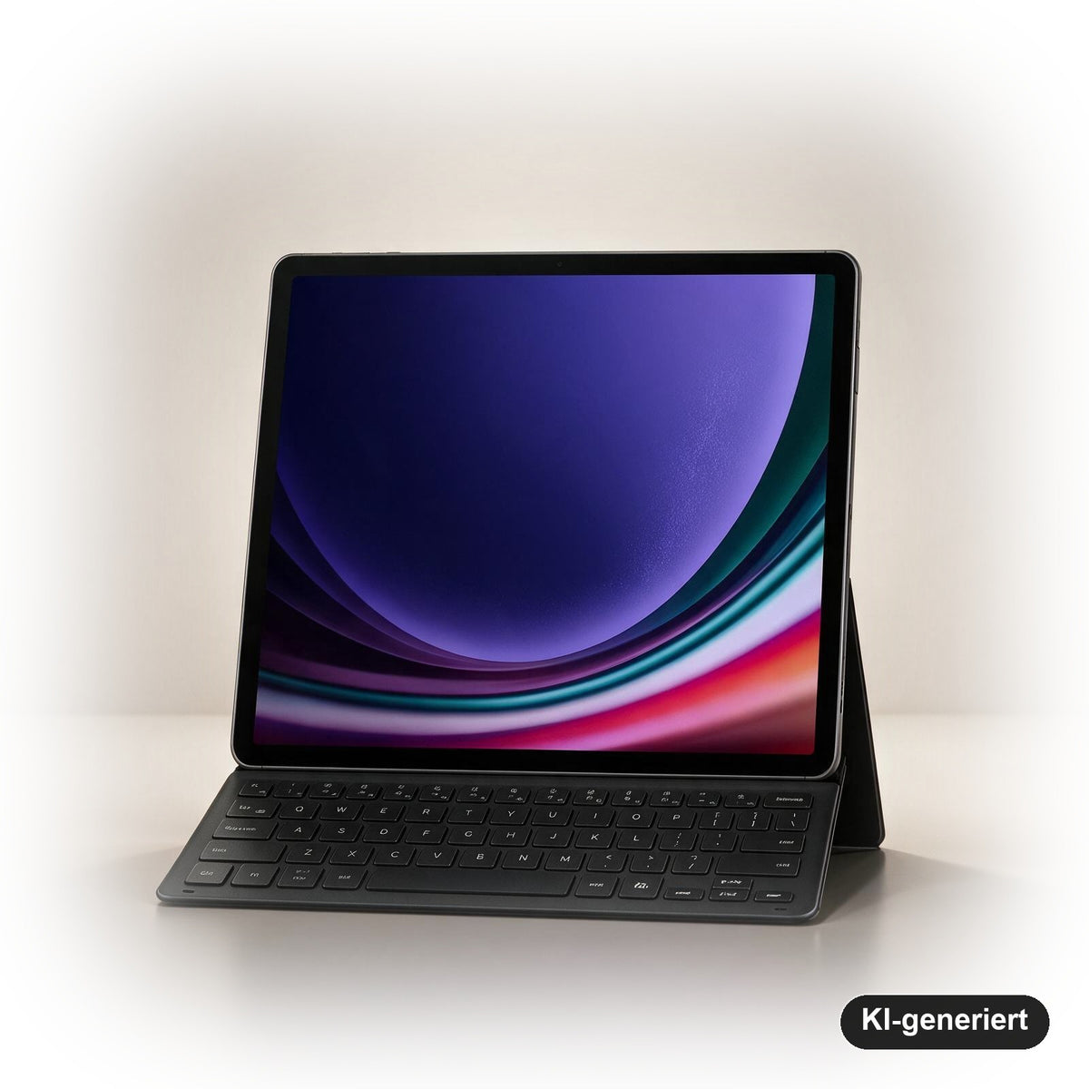 Samsung Book Cover Keyboard Slim mit AI-Taste für Galaxy Tab S9 / S9 FE / S10 FE / S10 Lite, italienisches QWERTY-Layout