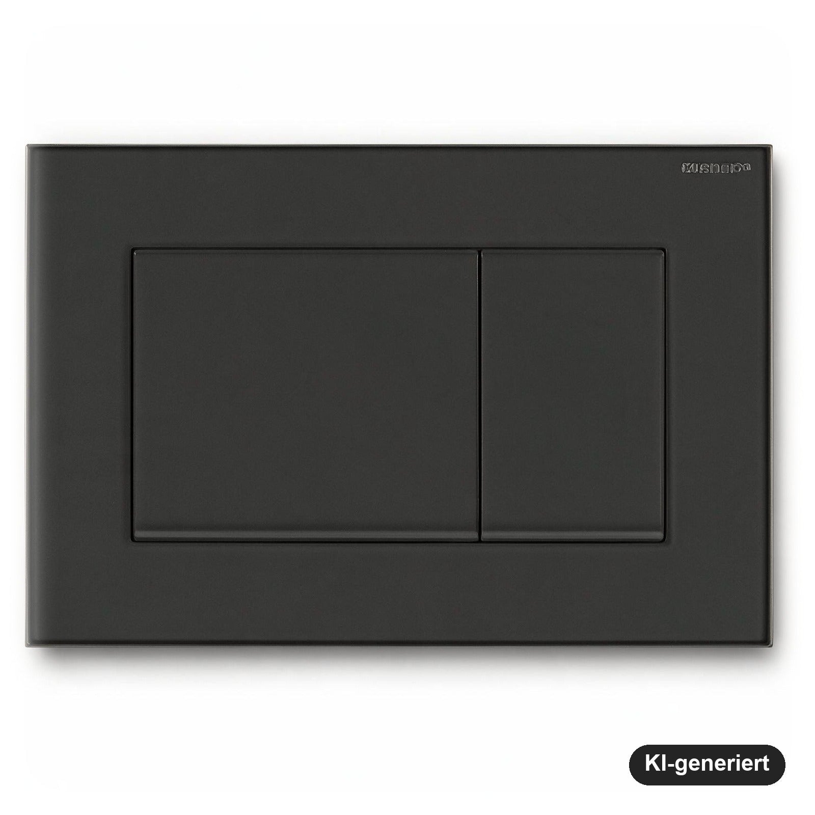 Geberit Sigma30 Betätigungsplatte für 2-Mengen-Spülung, schwarz matt, Easy-to-Clean