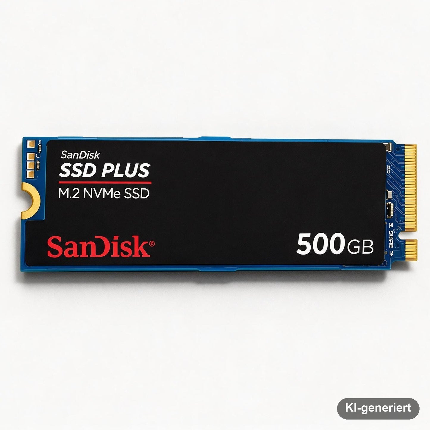 SanDisk SSD PLUS M.2 NVMe SSD 500 GB (M.2 2280, PCIe Gen 3.0, einfache Installation, Western Digital Dashboard, 3 Jahre 