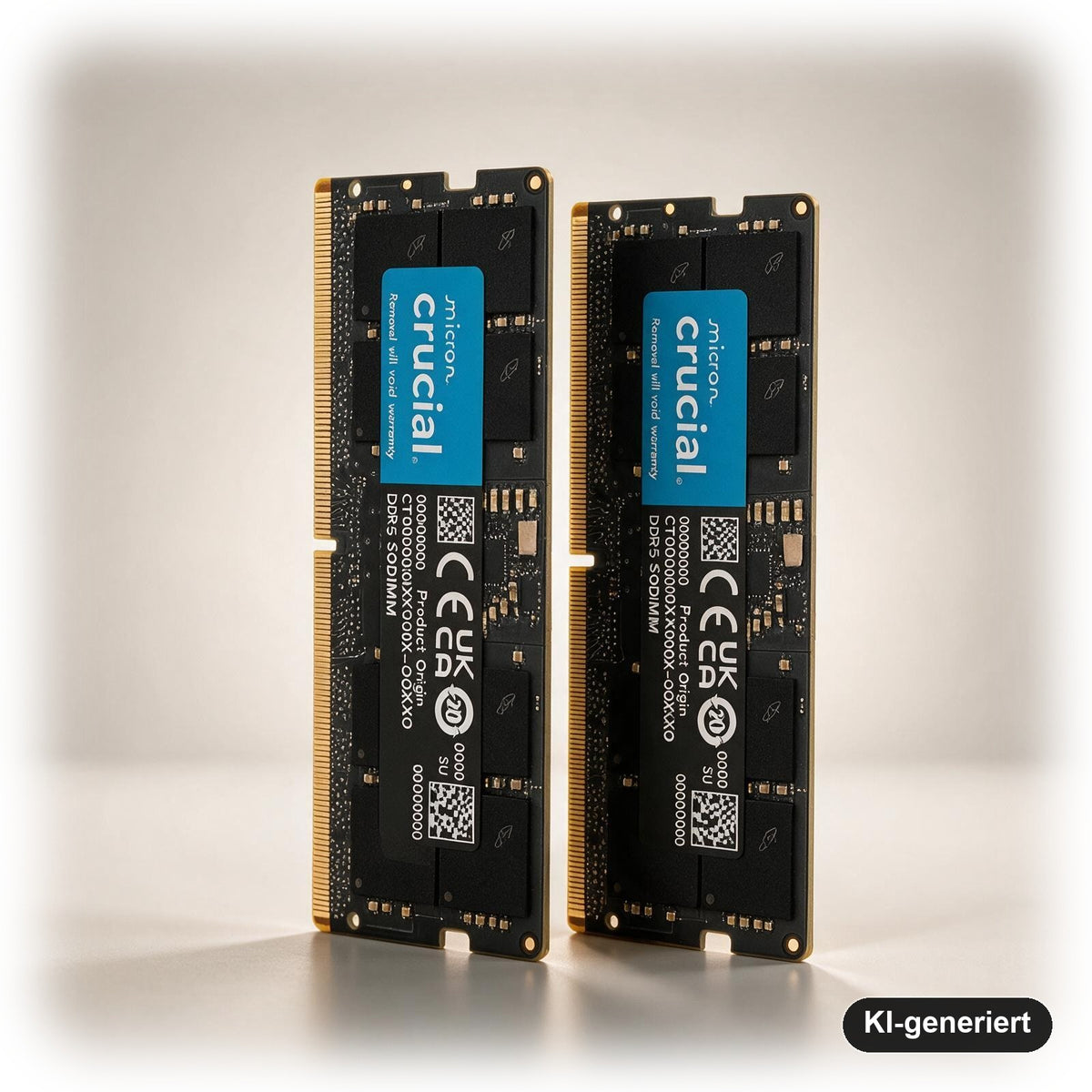 Crucial 32GB Kit (2x16GB) DDR5-5600 SODIMM CL46 Notebook-Arbeitsspeicher