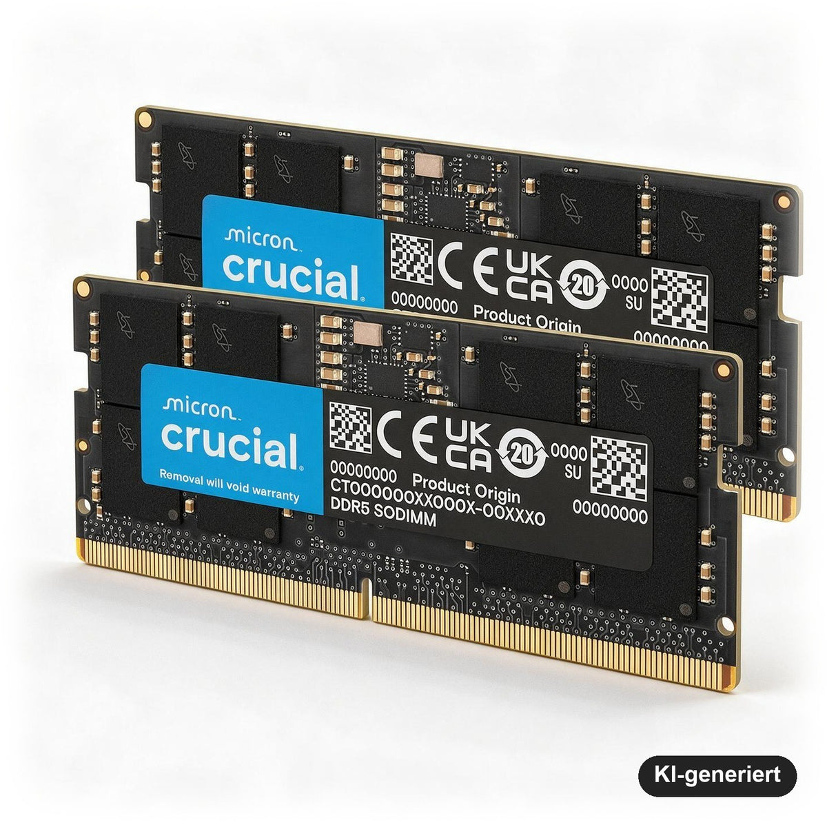Crucial 32GB Kit (2x16GB) DDR5-5600 SODIMM CL46 Notebook-Arbeitsspeicher