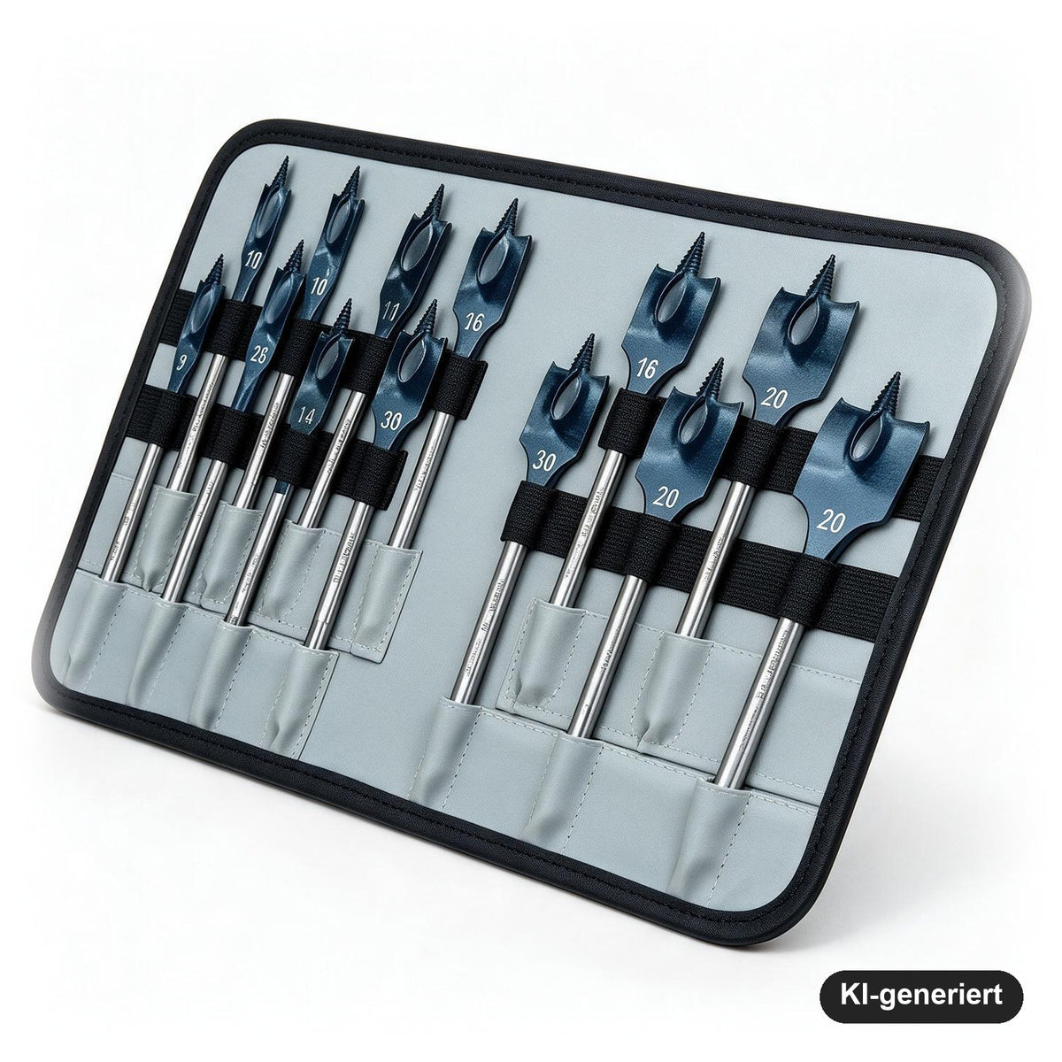Bosch Professional Self Cut Speed Flachfräsbohrer-Set 13-teilig, 10–32 mm, 1/4"-Sechskantschaft, in Rolltasche