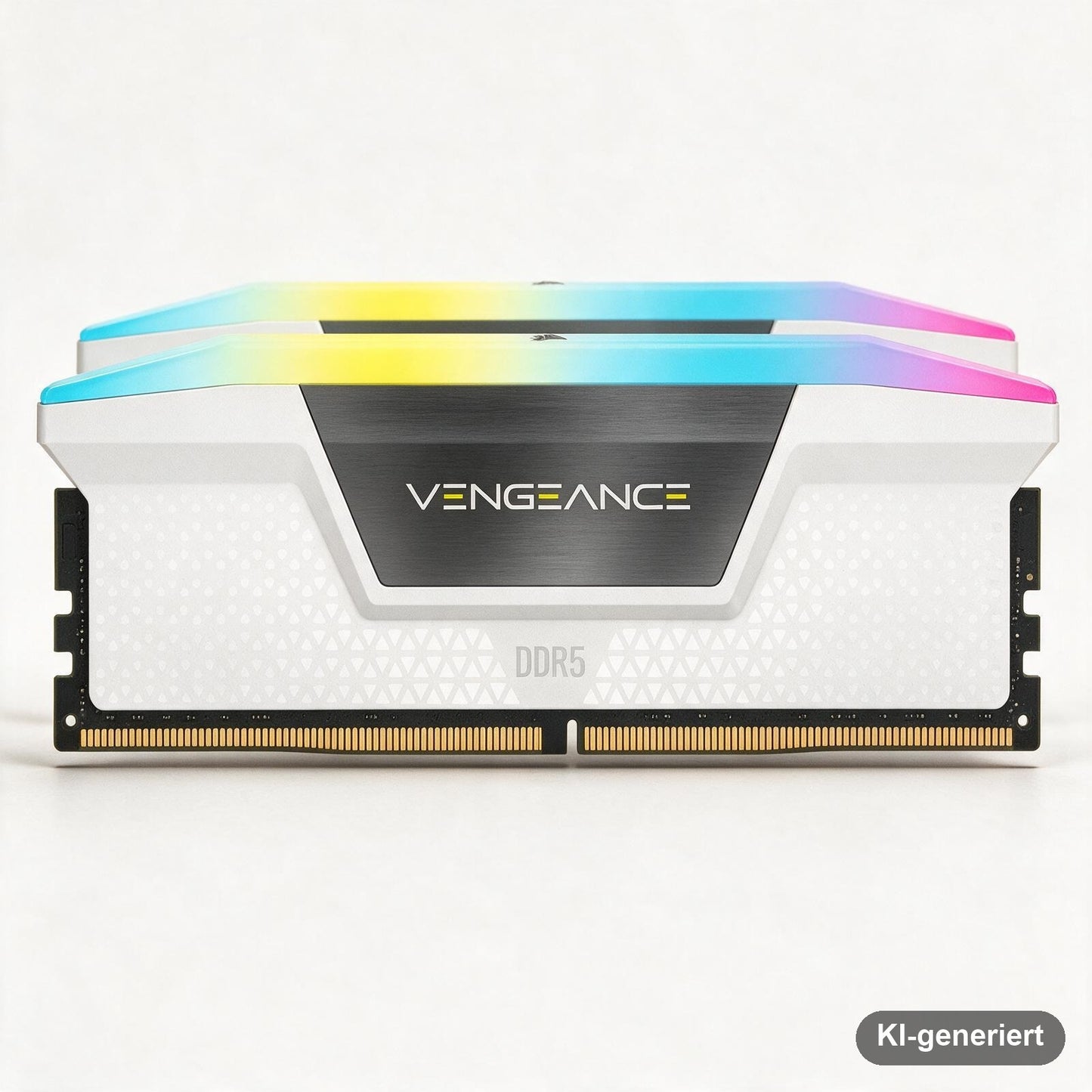 Corsair Vengeance RGB 64 GB (2x 32 GB) DDR5-6000 CL30 Arbeitsspeicher-Kit Intel XMP Weiß