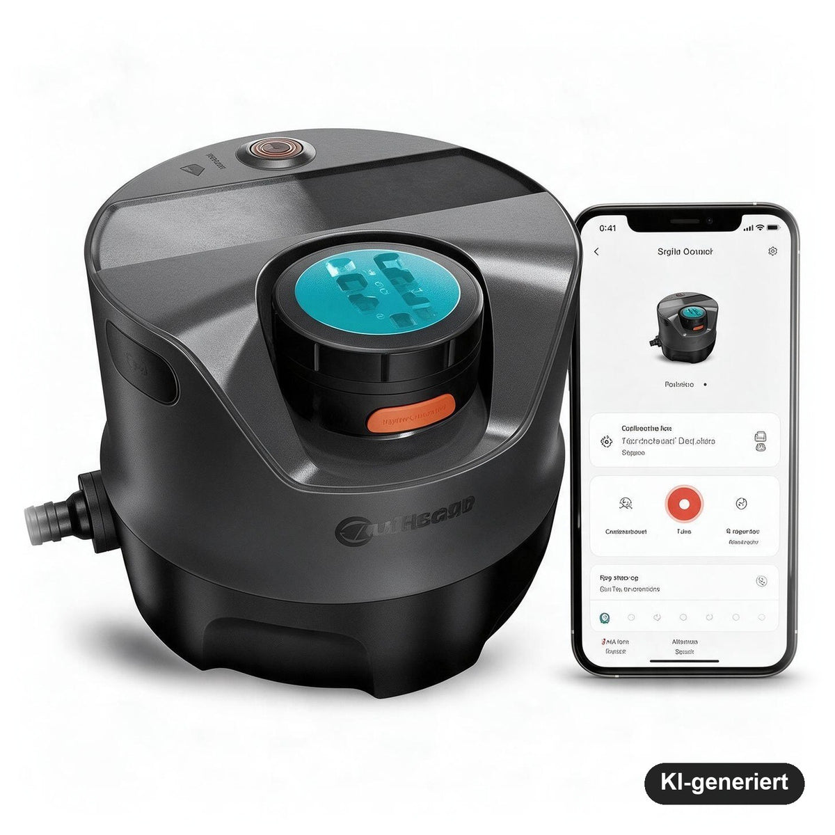 GARDENA AquaPrecise Bewässerungssystem solarbetrieben für Rasenflächen bis 320 m², mit Bluetooth-App
