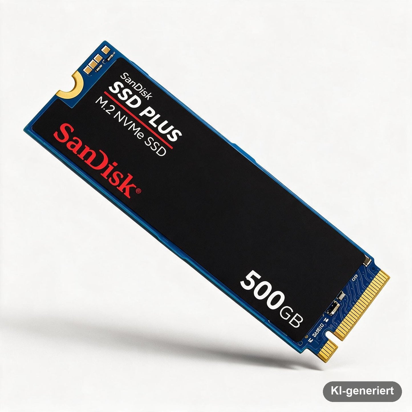 SanDisk SSD PLUS M.2 NVMe SSD 500 GB (M.2 2280, PCIe Gen 3.0, einfache Installation, Western Digital Dashboard, 3 Jahre 