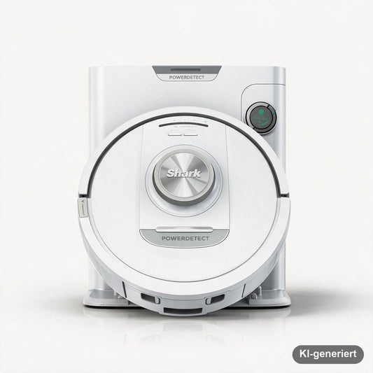Shark PowerDetect Saugroboter mit Absaugstation – Weiß
