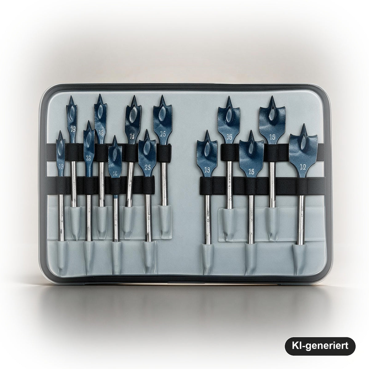 Bosch Professional Self Cut Speed Flachfräsbohrer-Set 13-teilig, 10–32 mm, 1/4"-Sechskantschaft, in Rolltasche