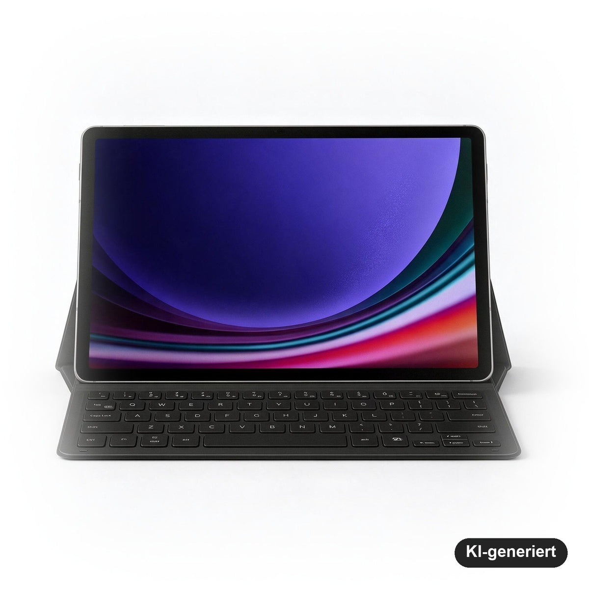 Samsung Book Cover Keyboard Slim mit AI-Taste für Galaxy Tab S9 / S9 FE / S10 FE / S10 Lite, italienisches QWERTY-Layout