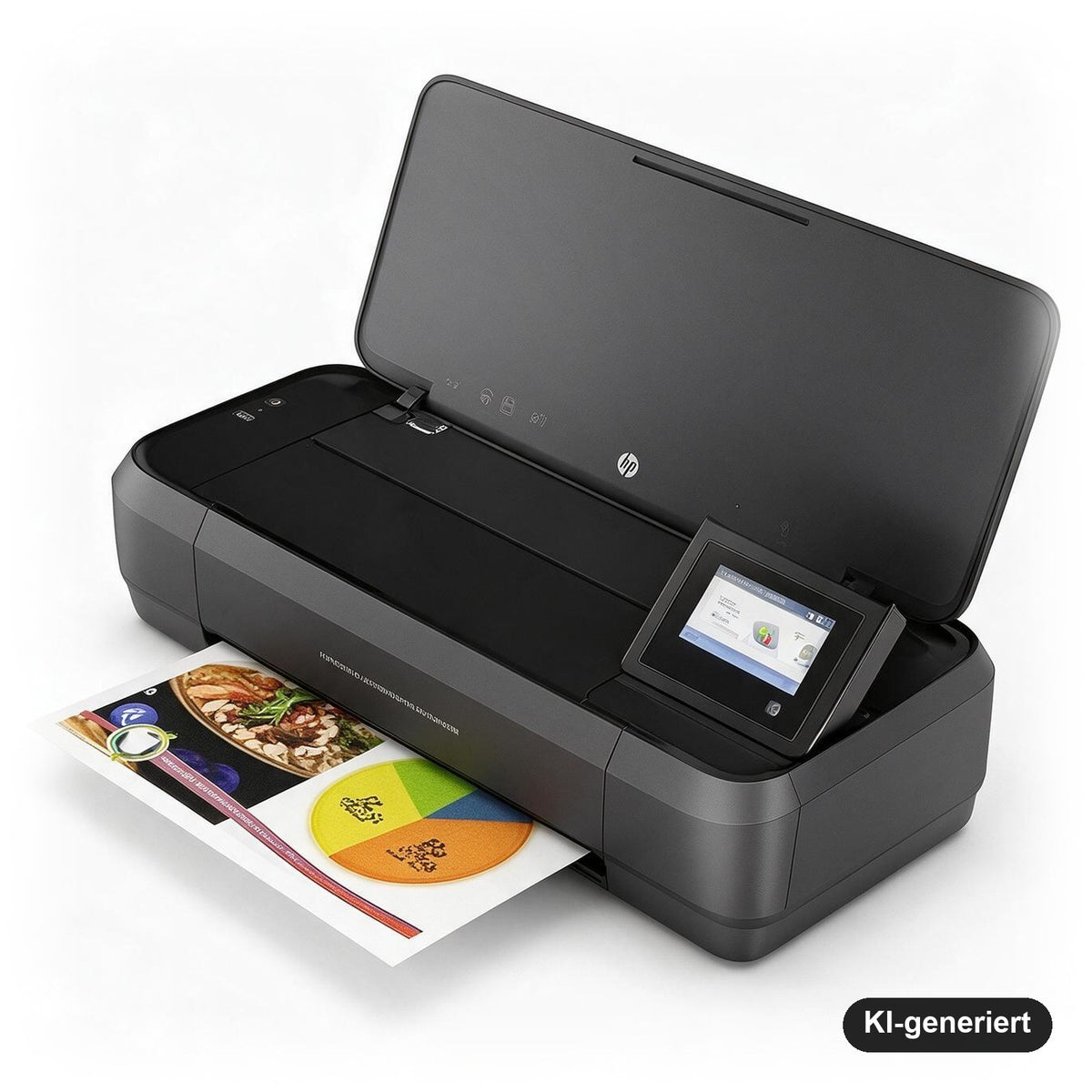 HP OfficeJet 250 Mobiler Multifunktionsdrucker mit Akku – Drucken, Scannen, Kopieren, WLAN, Wi-Fi Direct, Schwarz
