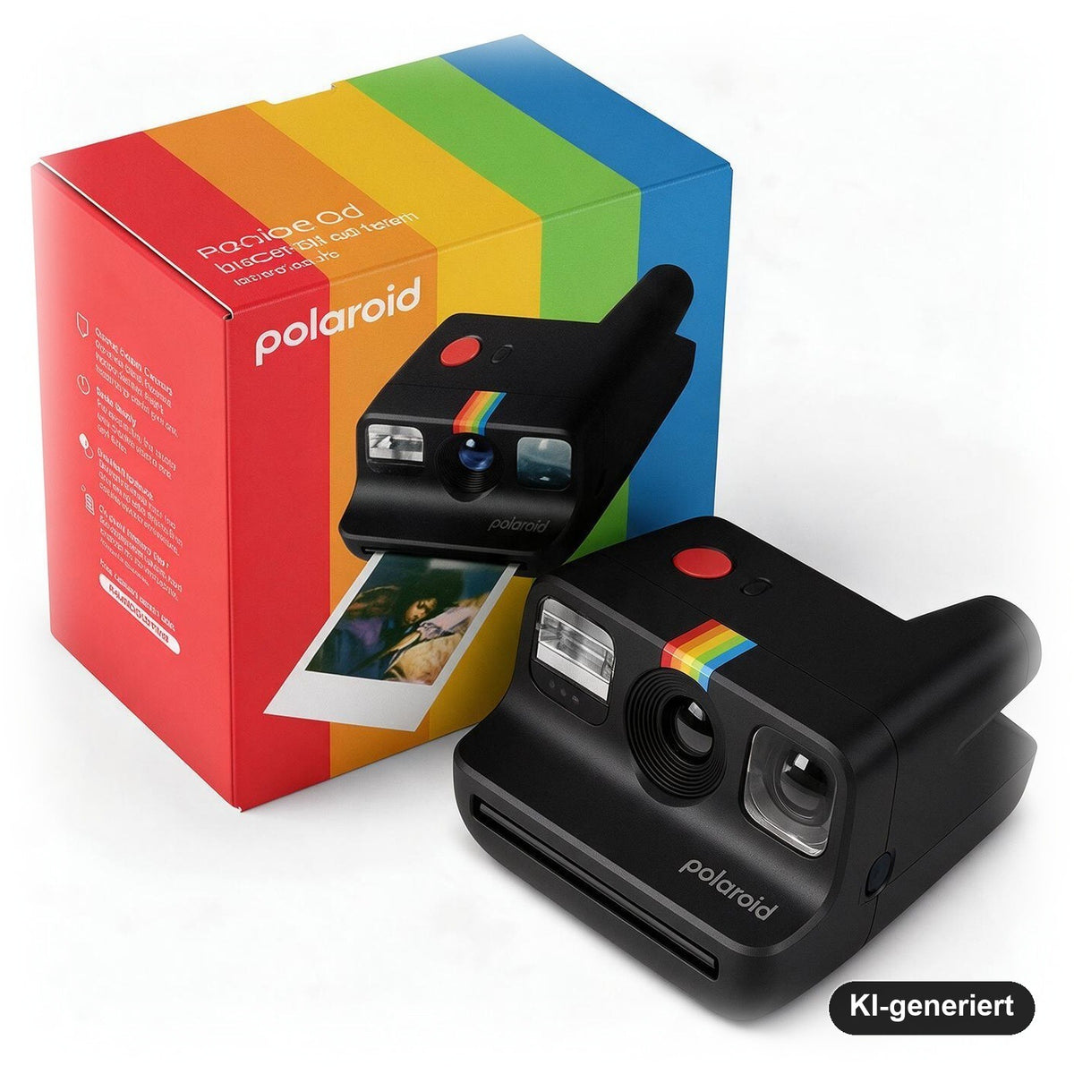 Polaroid Go Generation 2 Sofortbildkamera, Schwarz, für Polaroid Go Film