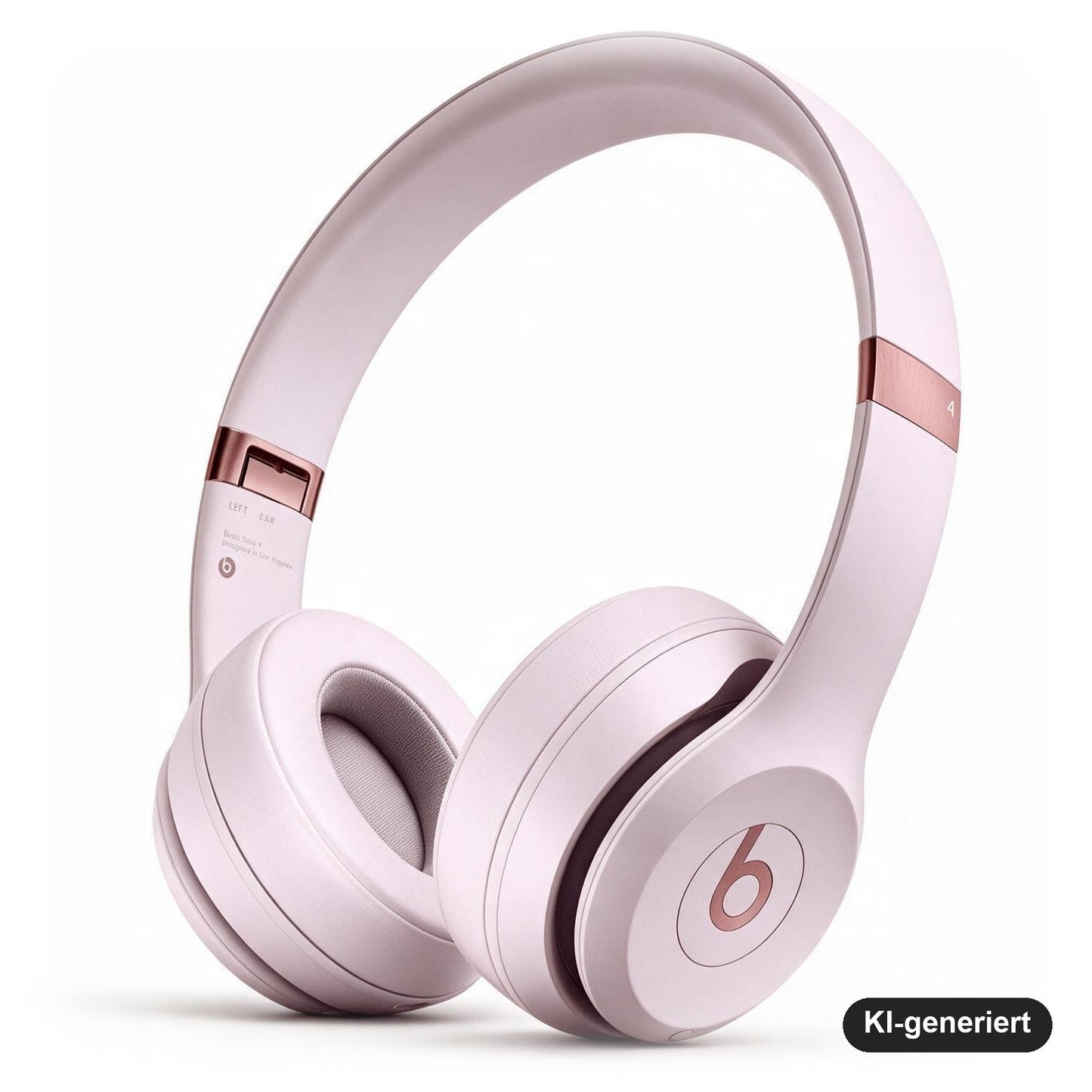 Beats Solo 4 Kabellose Bluetooth On-Ear-Kopfhörer mit 50 Stunden Akkulaufzeit, Wolkenrosa