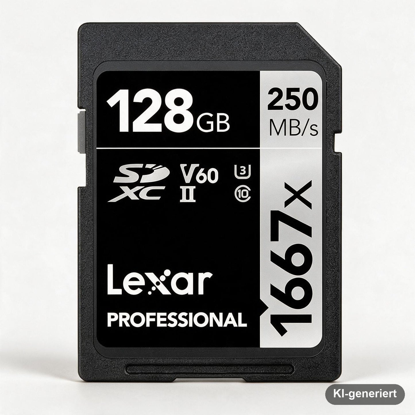 Lexar Professional 1667x SDXC-Speicherkarte 128 GB UHS-II U3 V60 mit bis zu 250 MB/s