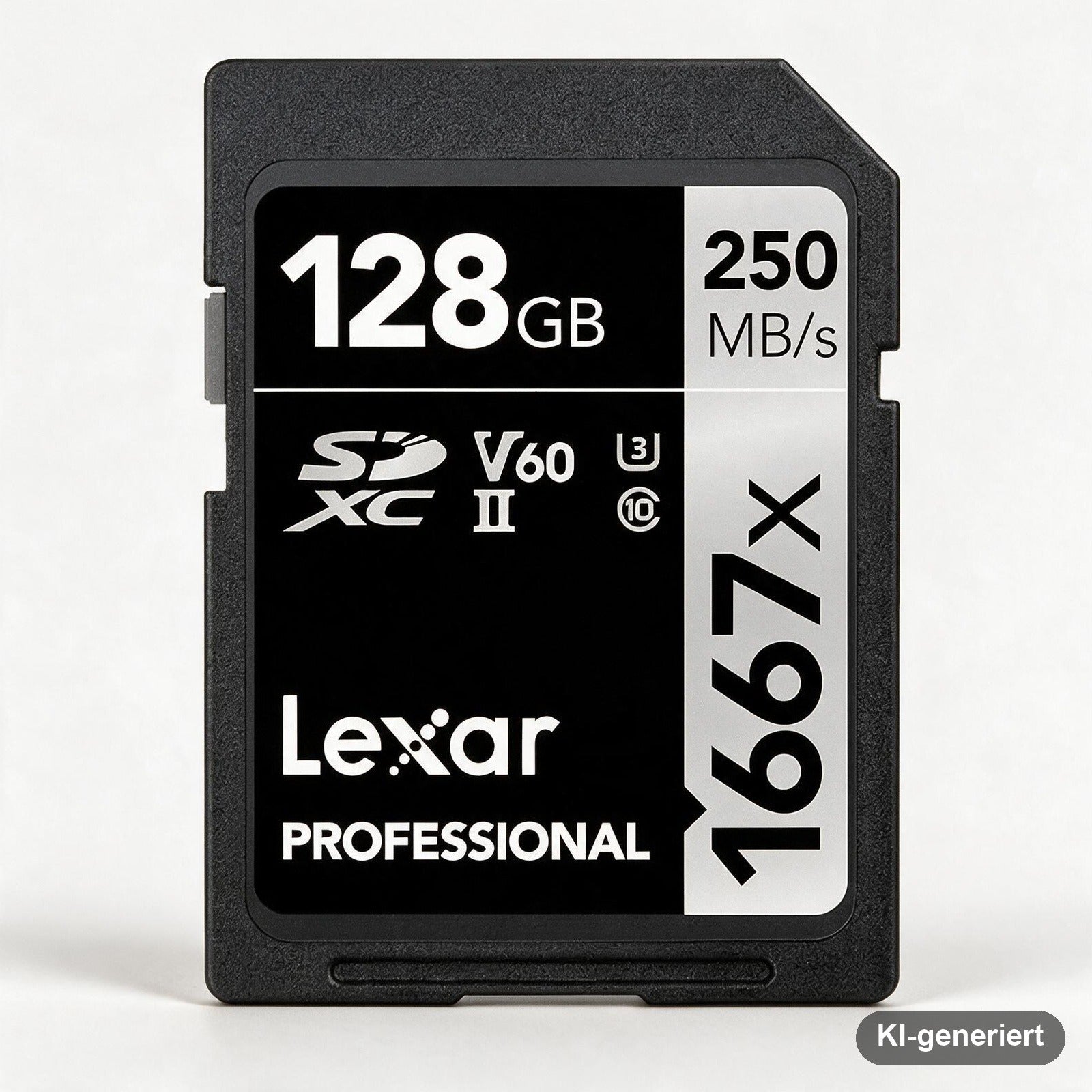 Lexar Professional 1667x SDXC-Speicherkarte 128 GB UHS-II U3 V60 mit bis zu 250 MB/s
