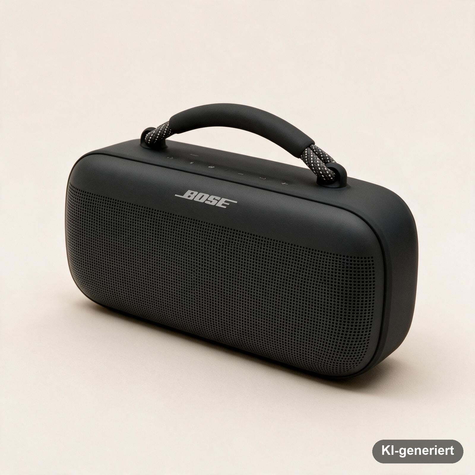 Bose SoundLink Max tragbarer Bluetooth-Lautsprecher, IP67, bis 20 h Akku, USB-C, AUX, Schwarz