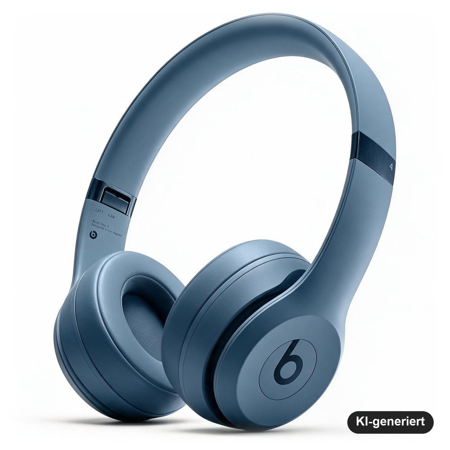 Beats Solo 4 Kabellose Bluetooth On-Ear-Kopfhörer mit 50 Stunden Akkulaufzeit, Schieferblau