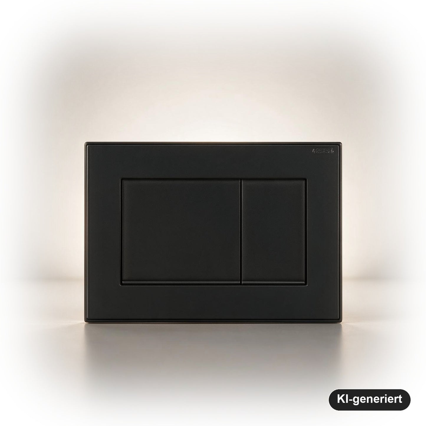Geberit Sigma30 Betätigungsplatte für 2-Mengen-Spülung, schwarz matt, Easy-to-Clean