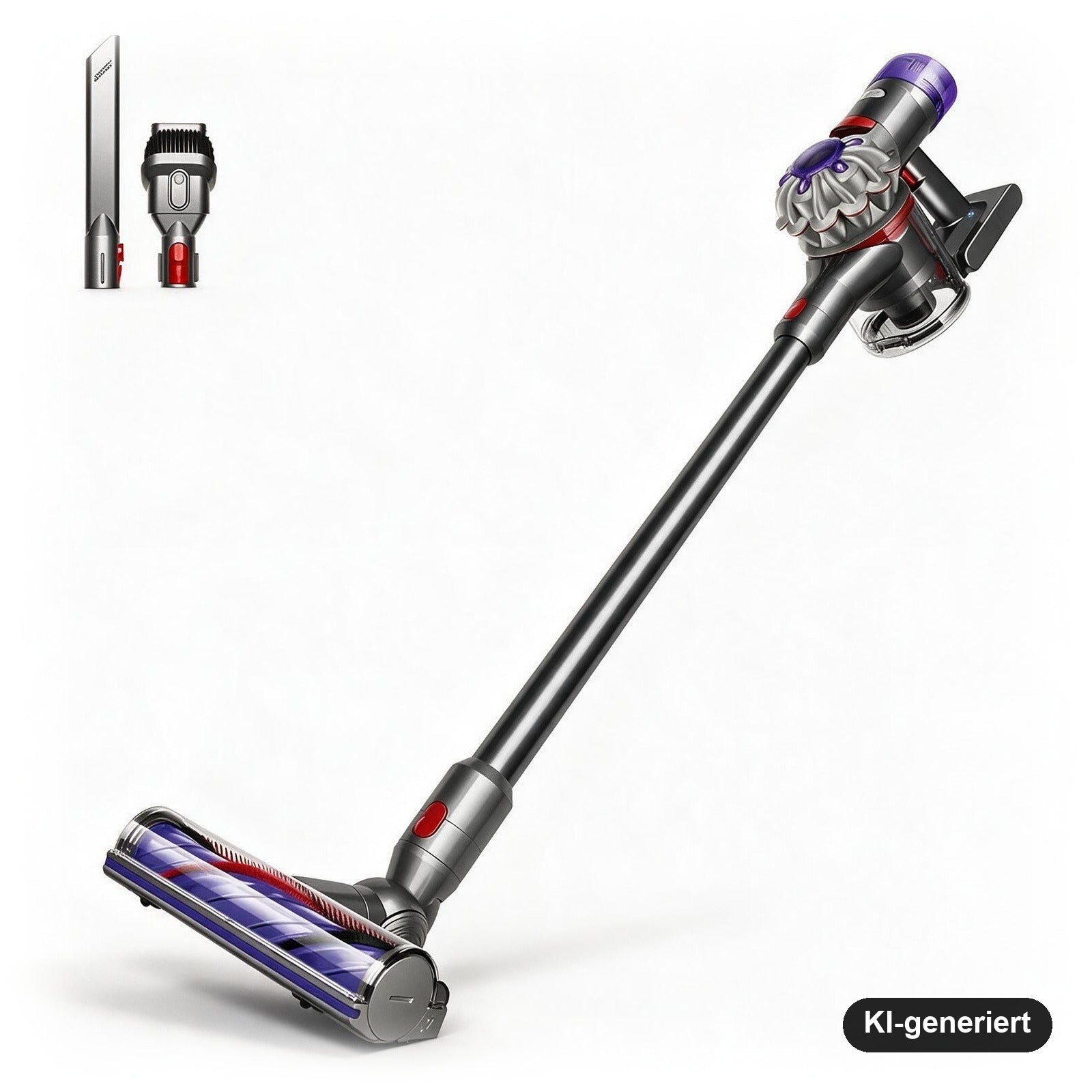 Dyson V8 Origin Akku-Staubsauger, kabellos, 115 AW, Motorbar, Silber/Nickel