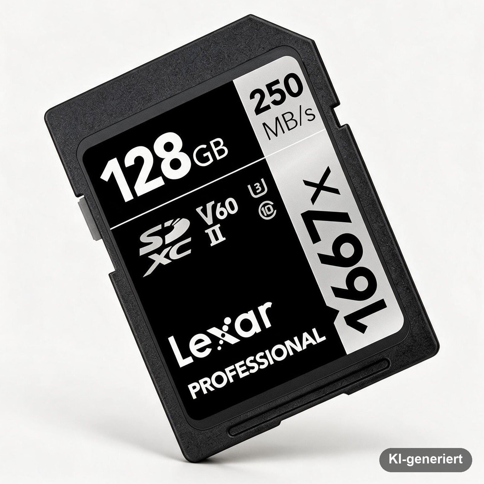 Lexar Professional 1667x SDXC-Speicherkarte 128 GB UHS-II U3 V60 mit bis zu 250 MB/s