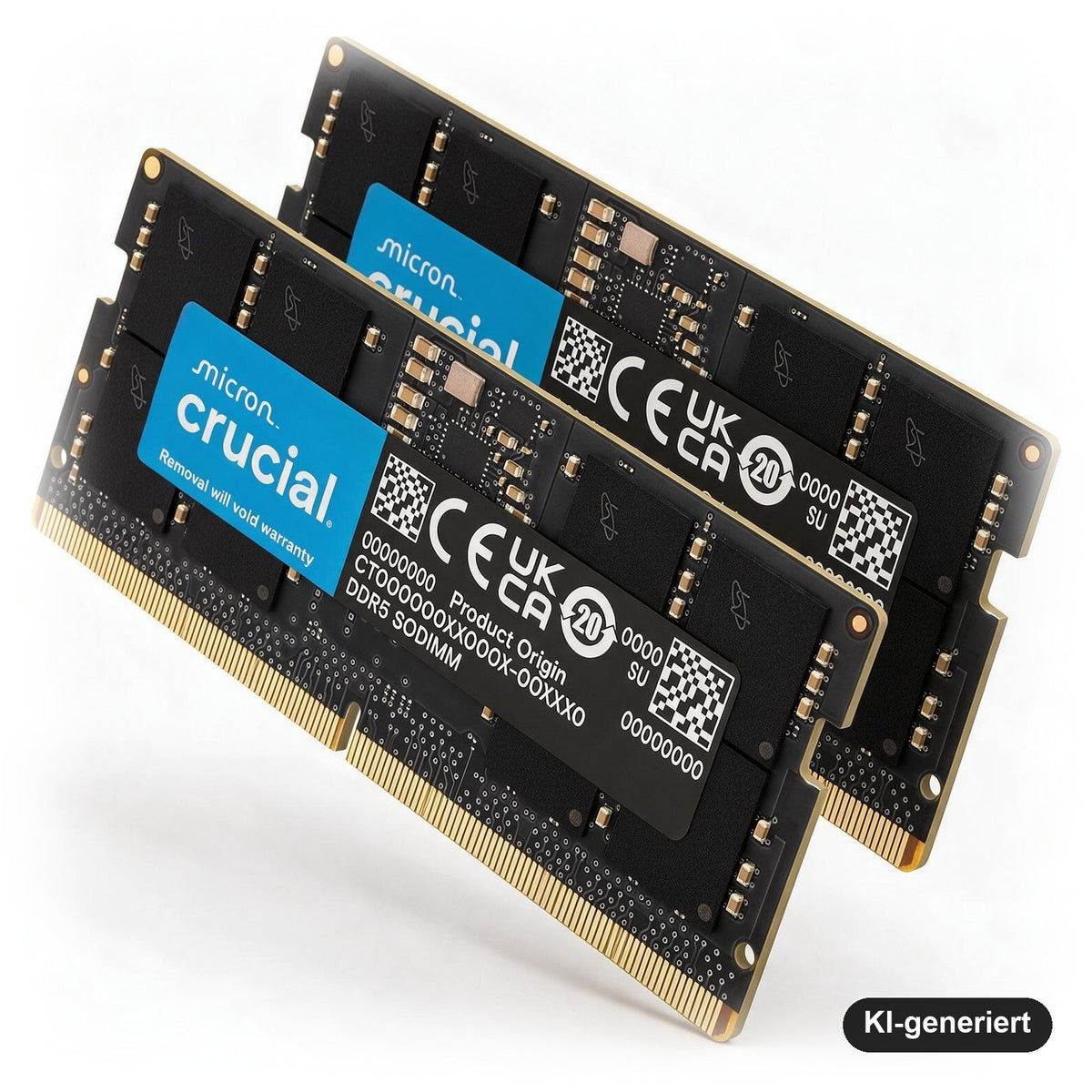 Crucial 32GB Kit (2x16GB) DDR5-5600 SODIMM CL46 Notebook-Arbeitsspeicher